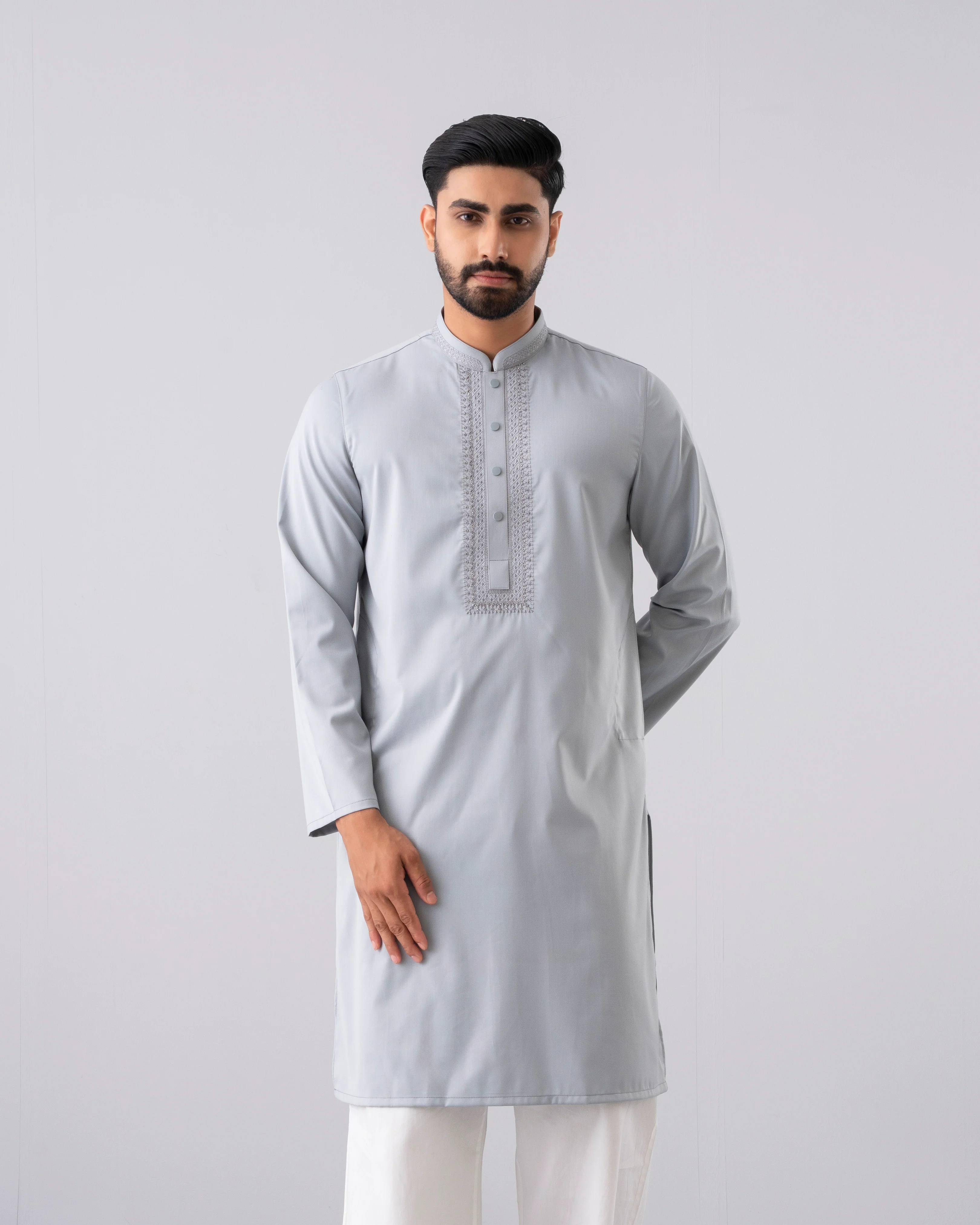 Regular Fit Semi-Formal Panjabi - Image 2