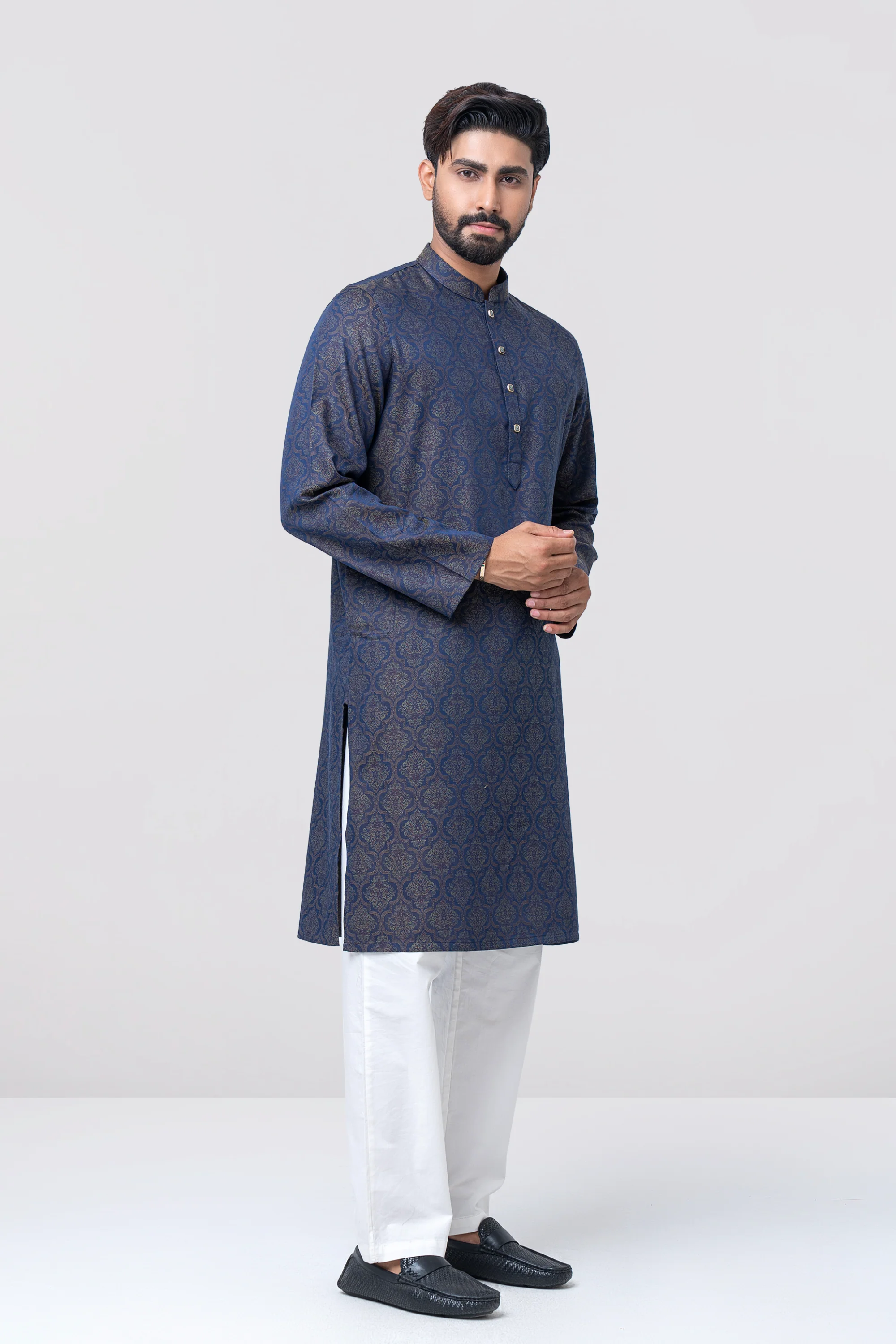Regular Fit Semi-Formal Panjabi - Image 14
