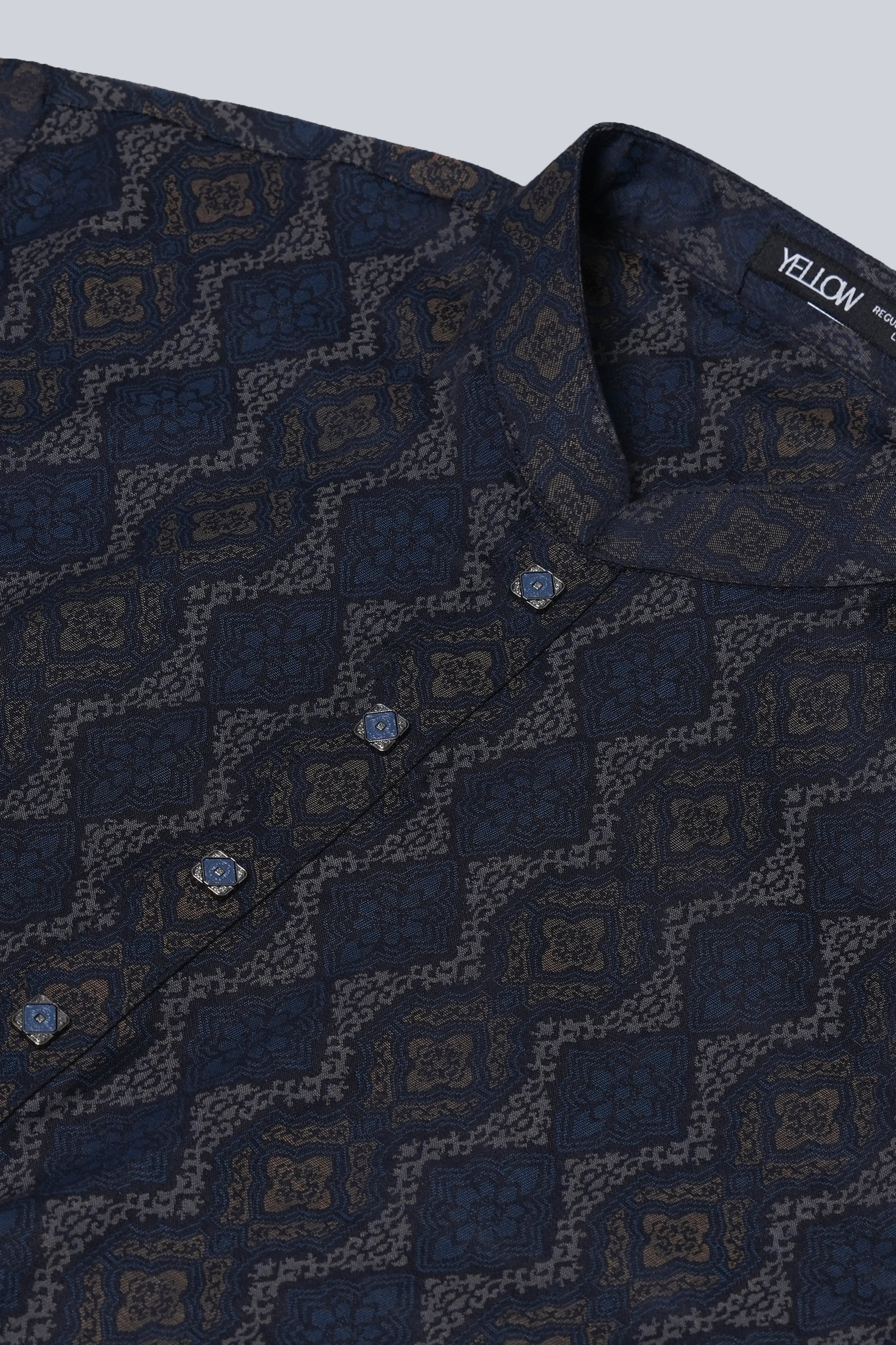 Regular Fit Semi-Formal Panjabi - Image 5