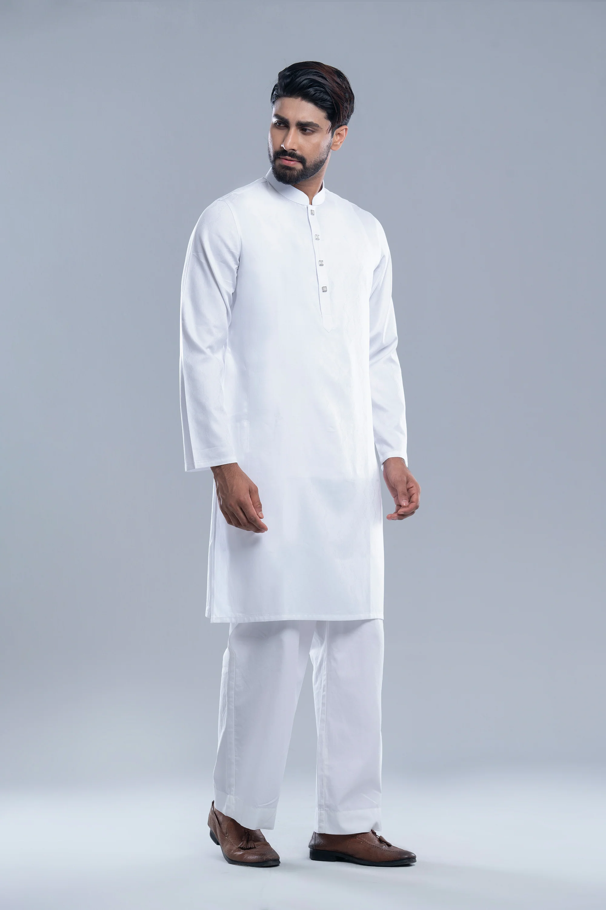 Regular Fit Semi-Formal Panjabi - Image 6