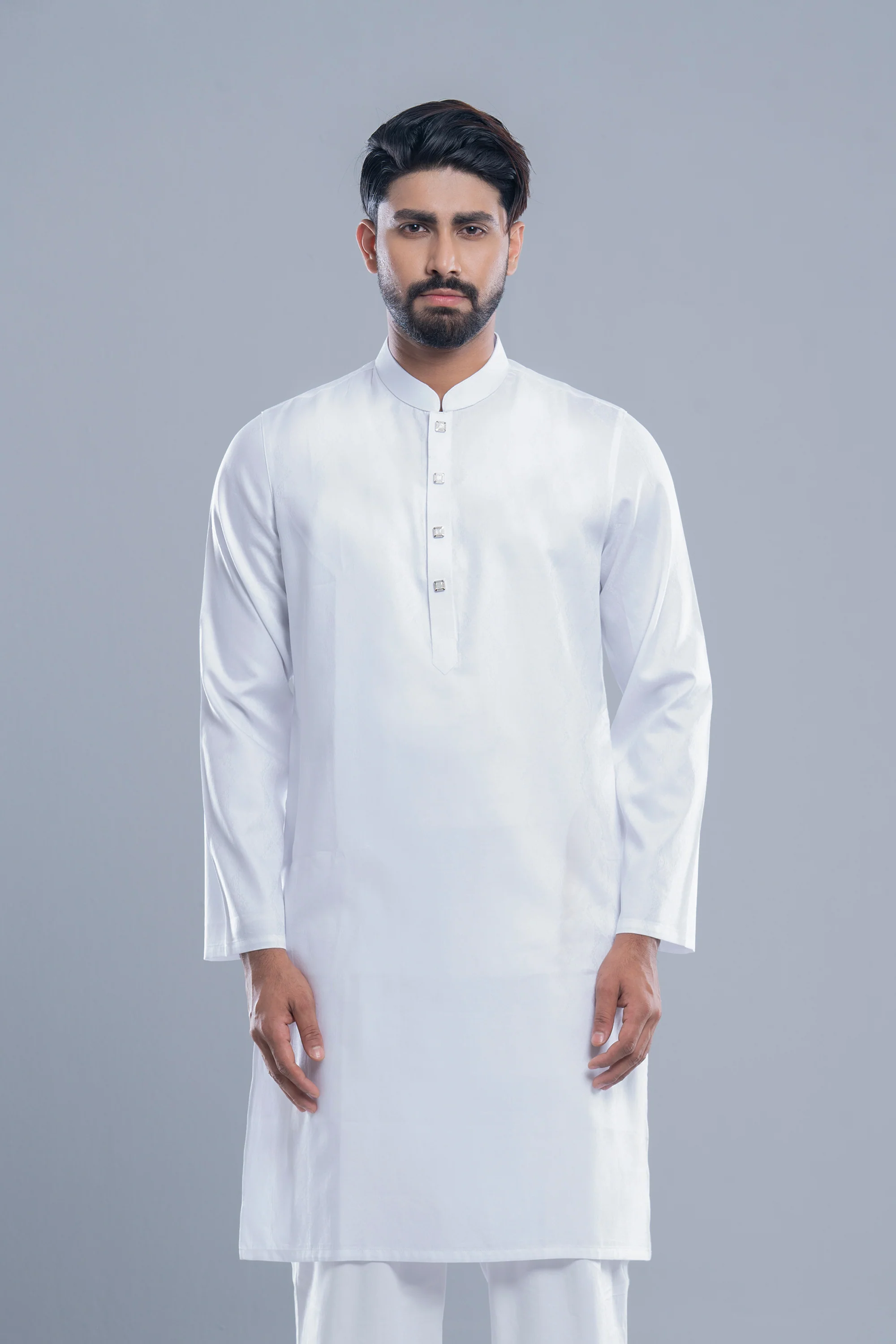 Regular Fit Semi-Formal Panjabi - Image 7