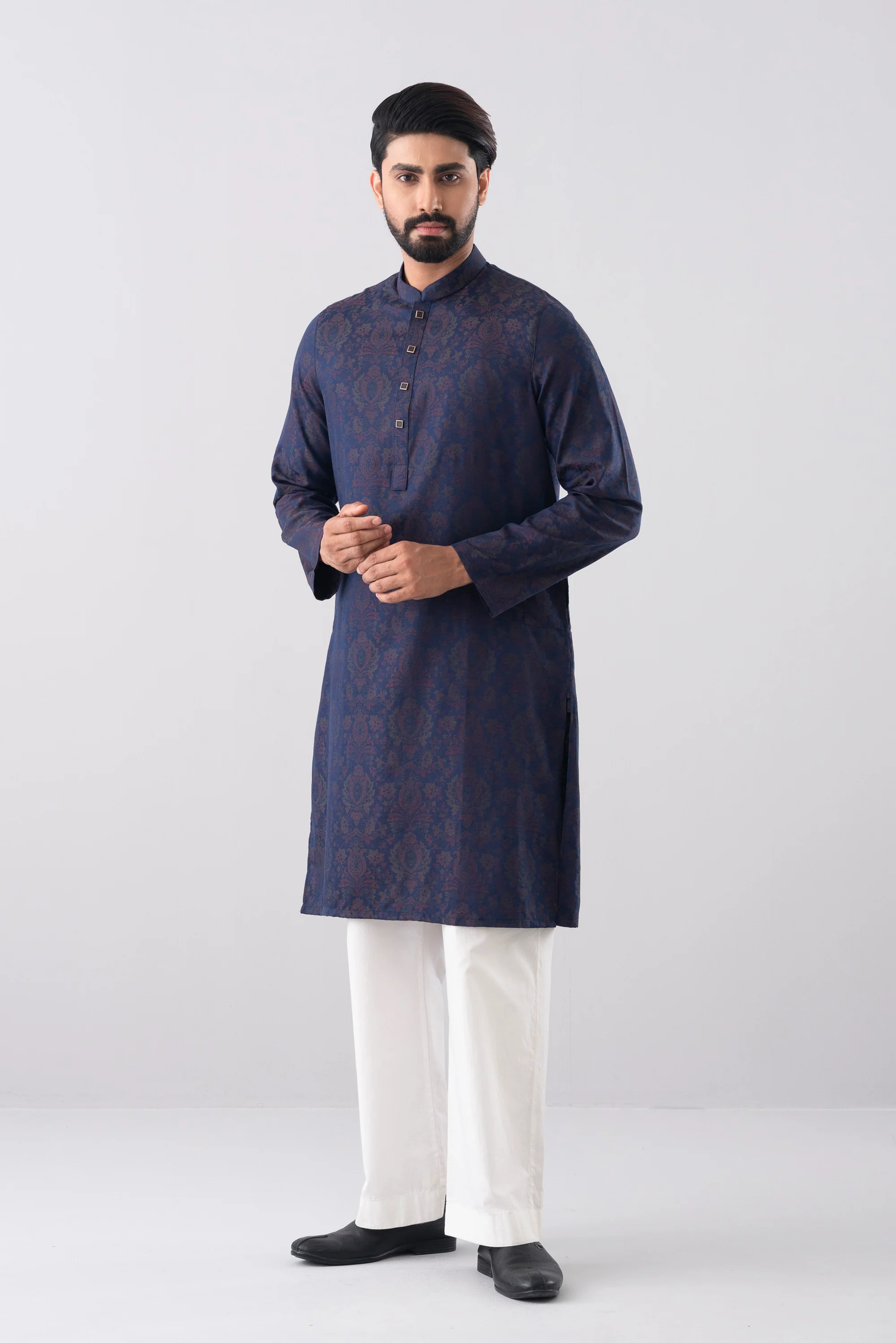 Regular Fit Semi-Formal Panjabi - Image 7