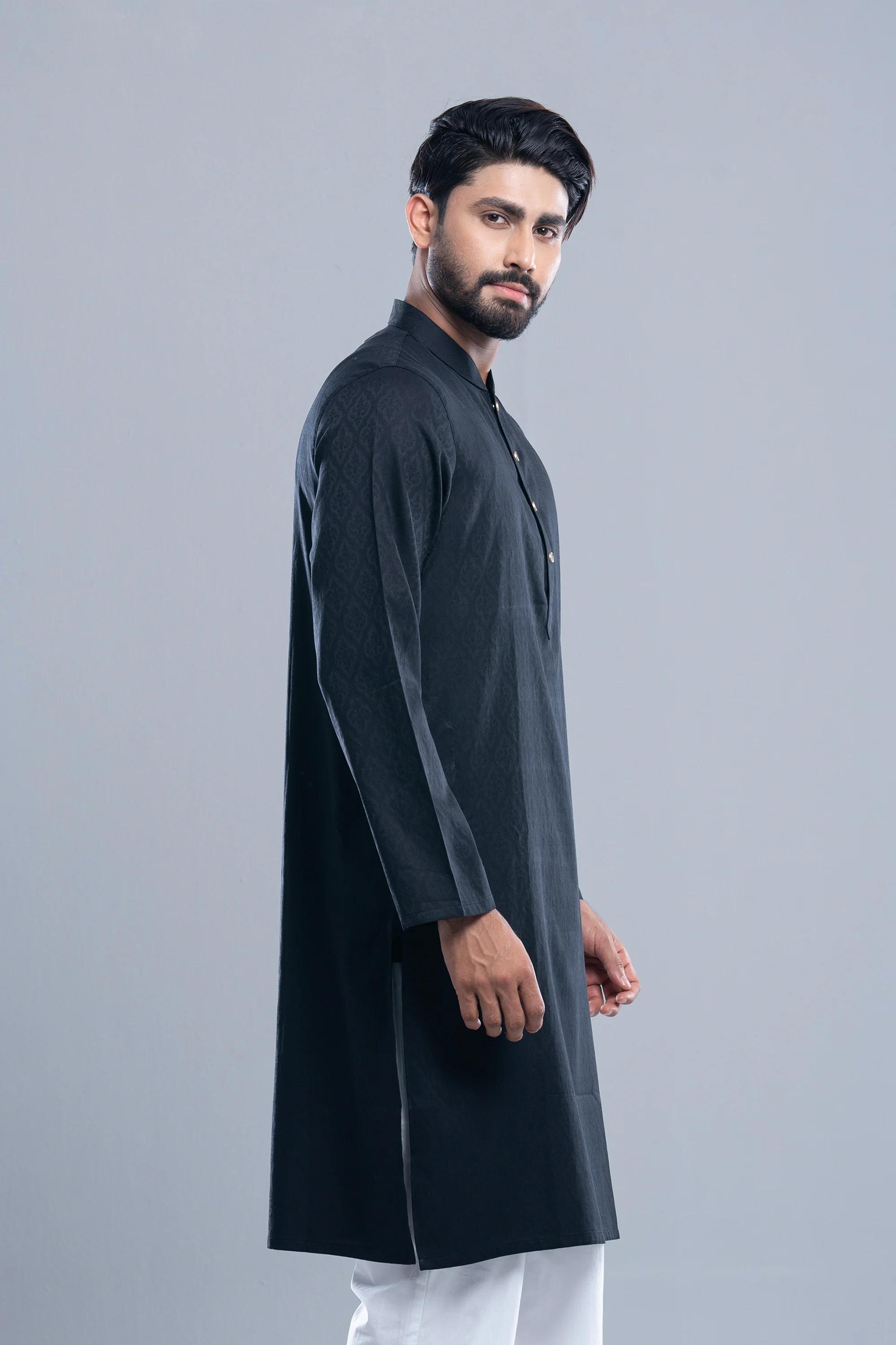 Regular Fit Semi-Formal Panjabi - Image 3