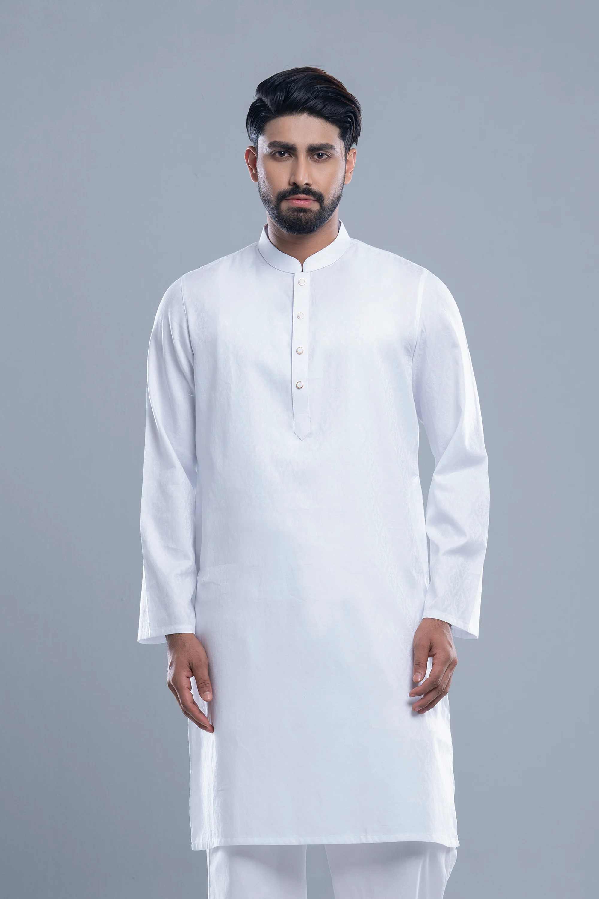 Regular Fit Semi-Formal Panjabi - Image 7