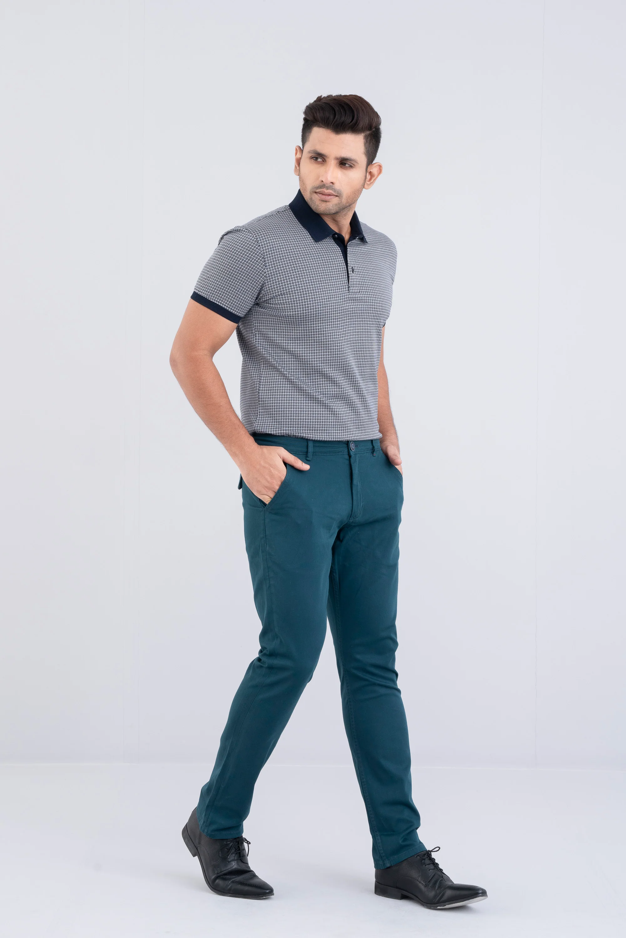 Regular Fit Mercerised Polo Shirt - Image 3