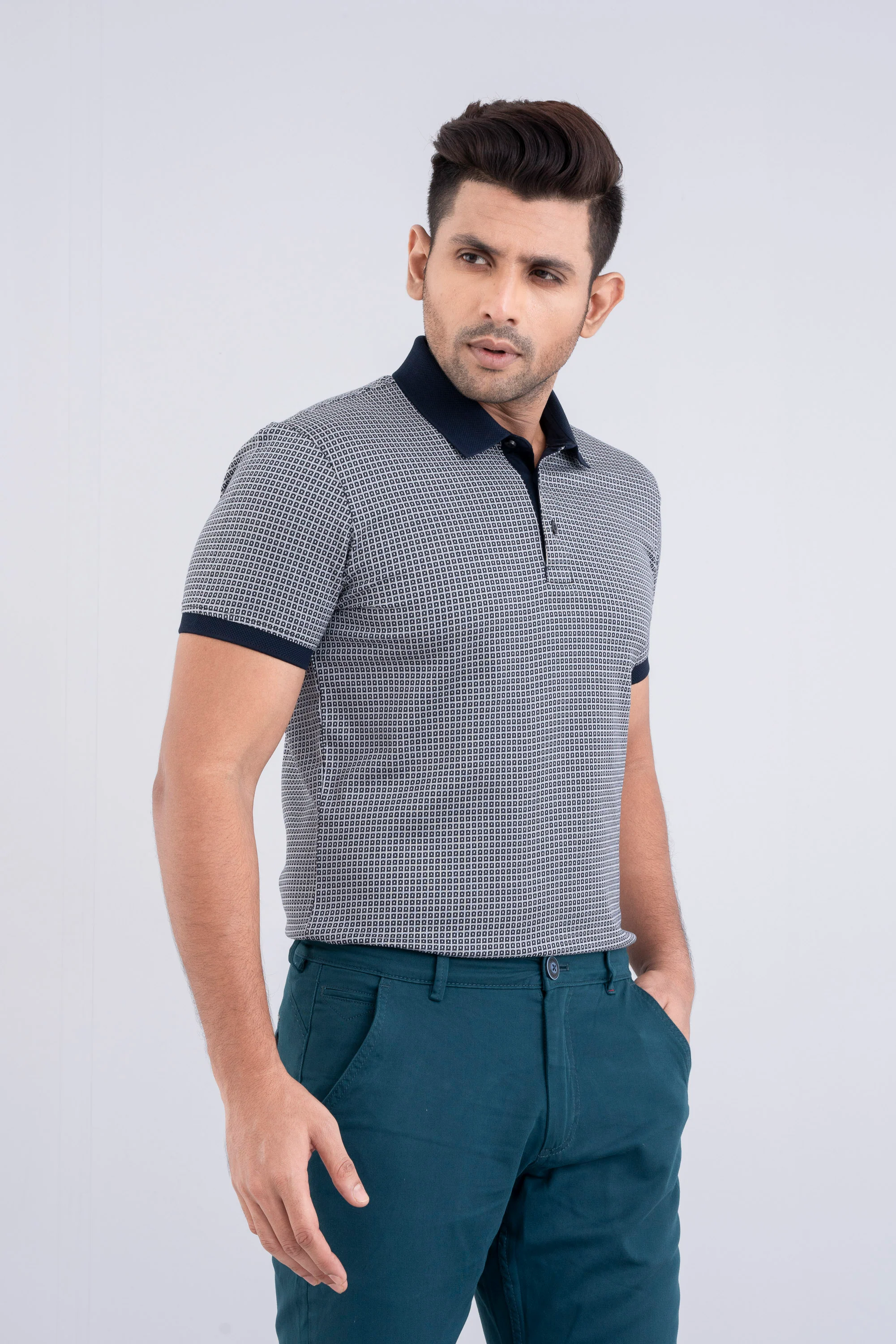 Regular Fit Mercerised Polo Shirt - Image 4