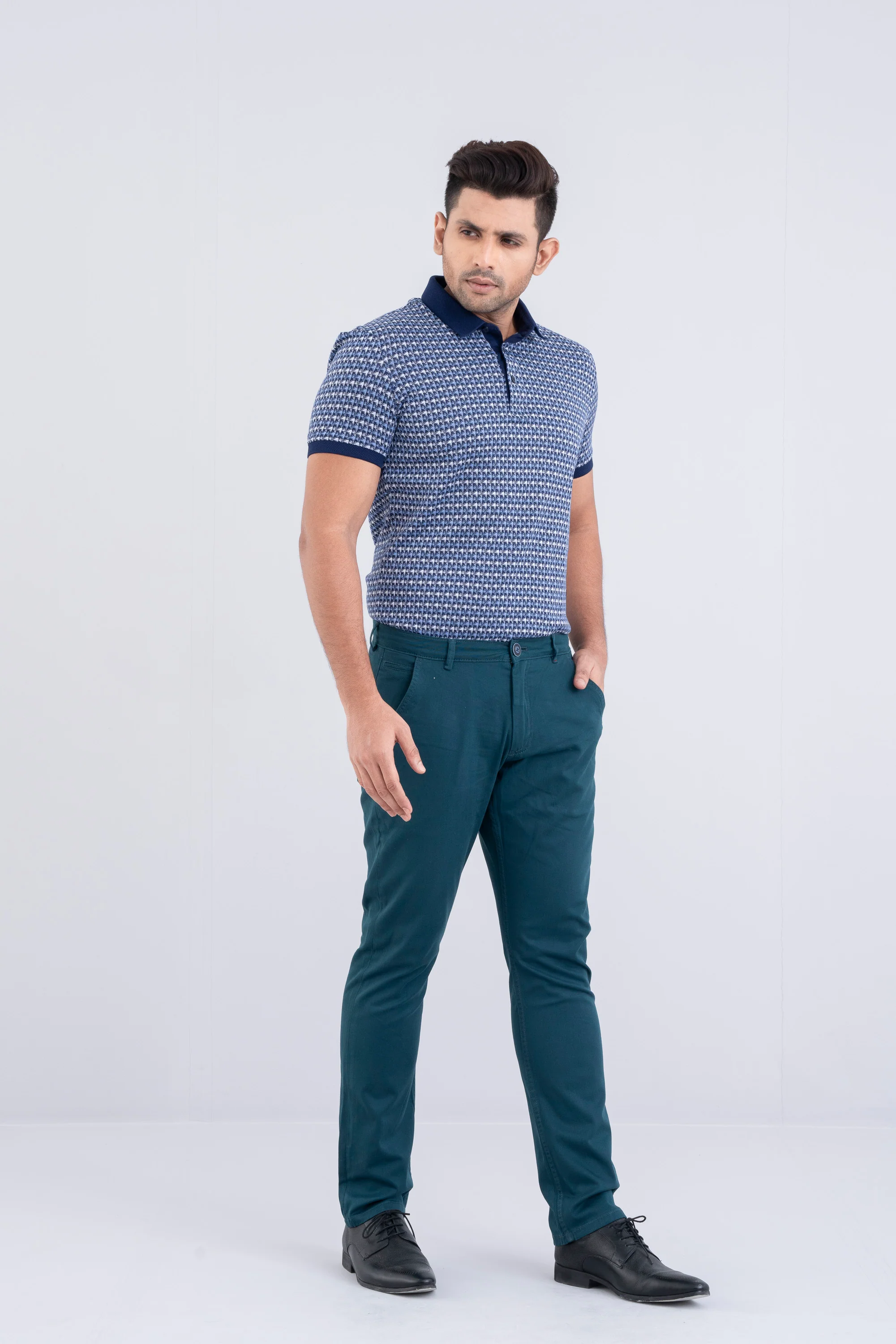 Regular Fit Mercerised Polo Shirt - Image 3