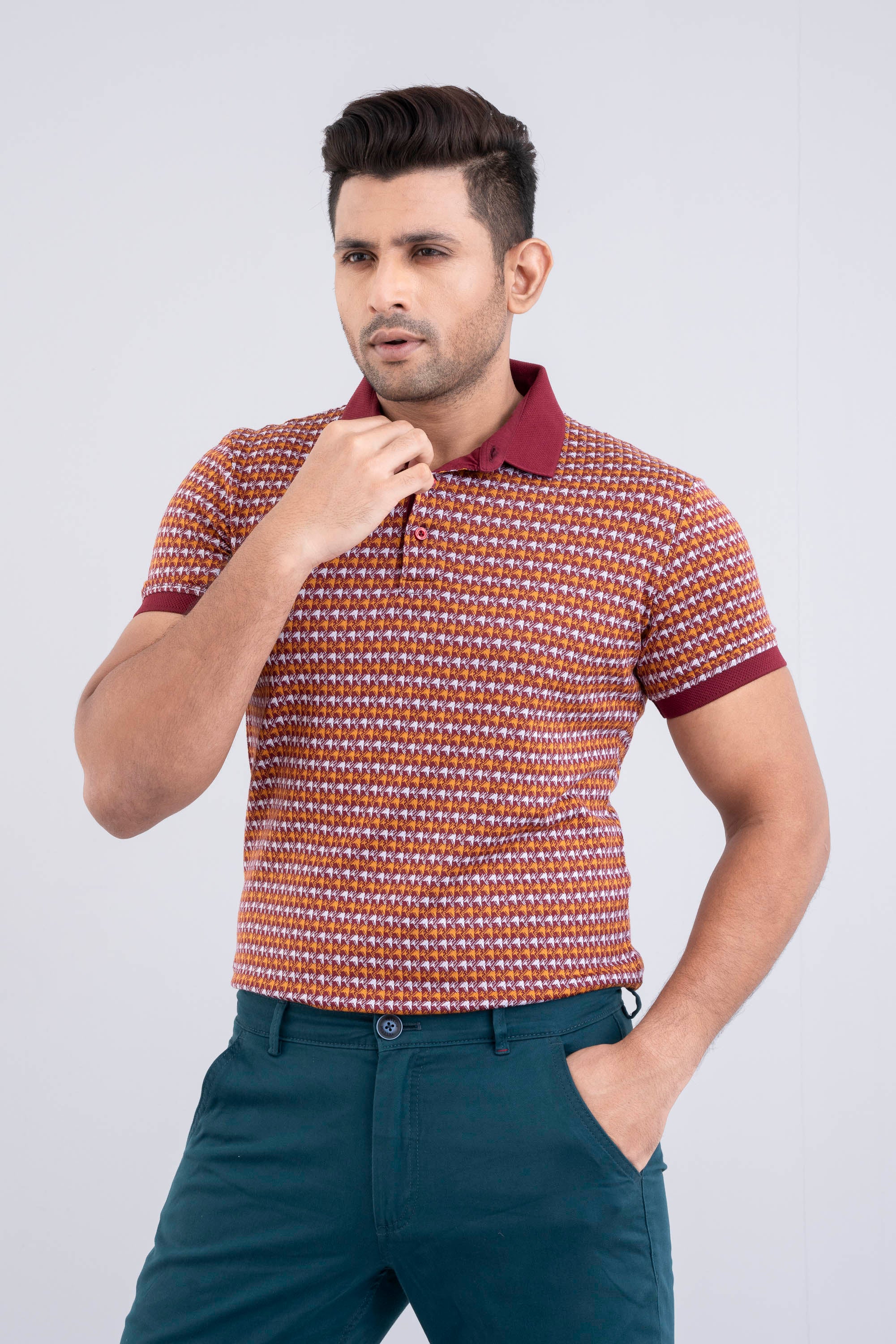 Regular Fit Mercerised Polo Shirt - Image 8