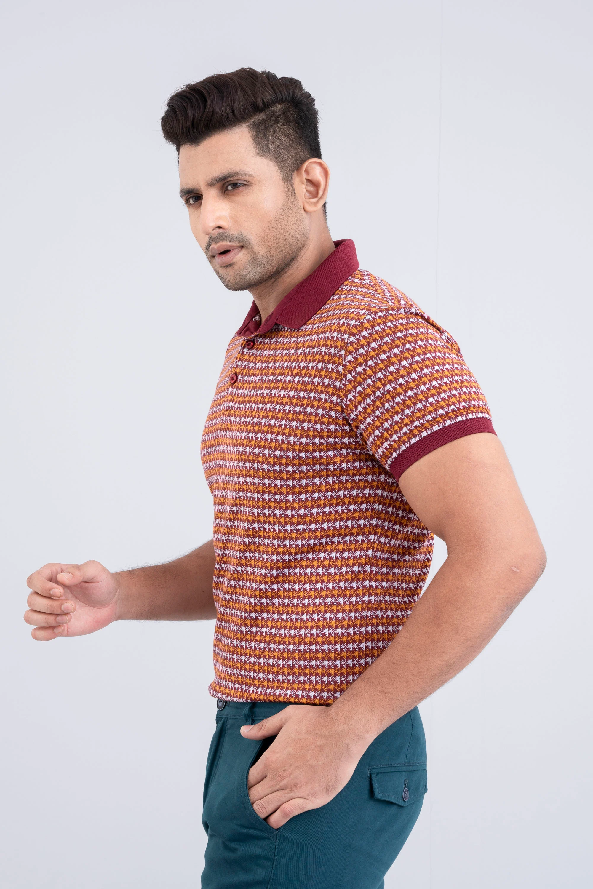 Regular Fit Mercerised Polo Shirt - Image 9