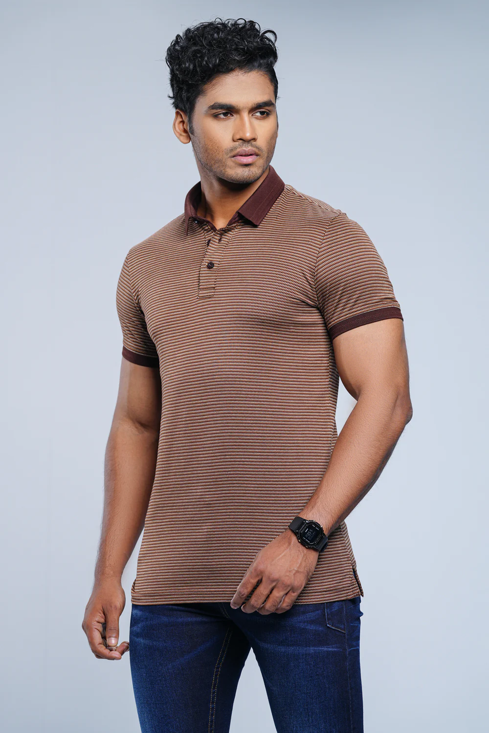 Regular Fit Mercerised Polo Shirt - Image 3