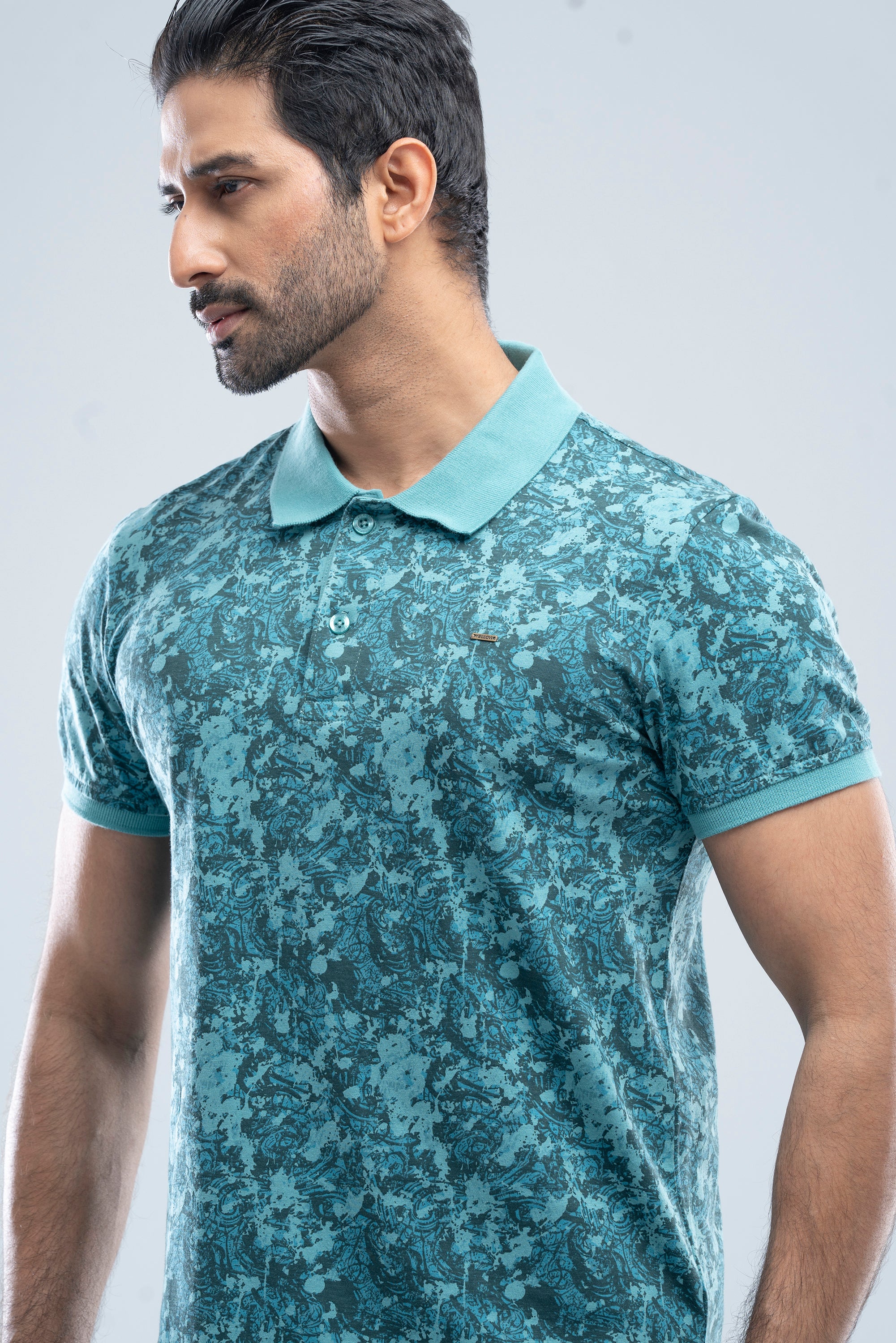 Regular Fit Printed Polo Shirt - Image 12