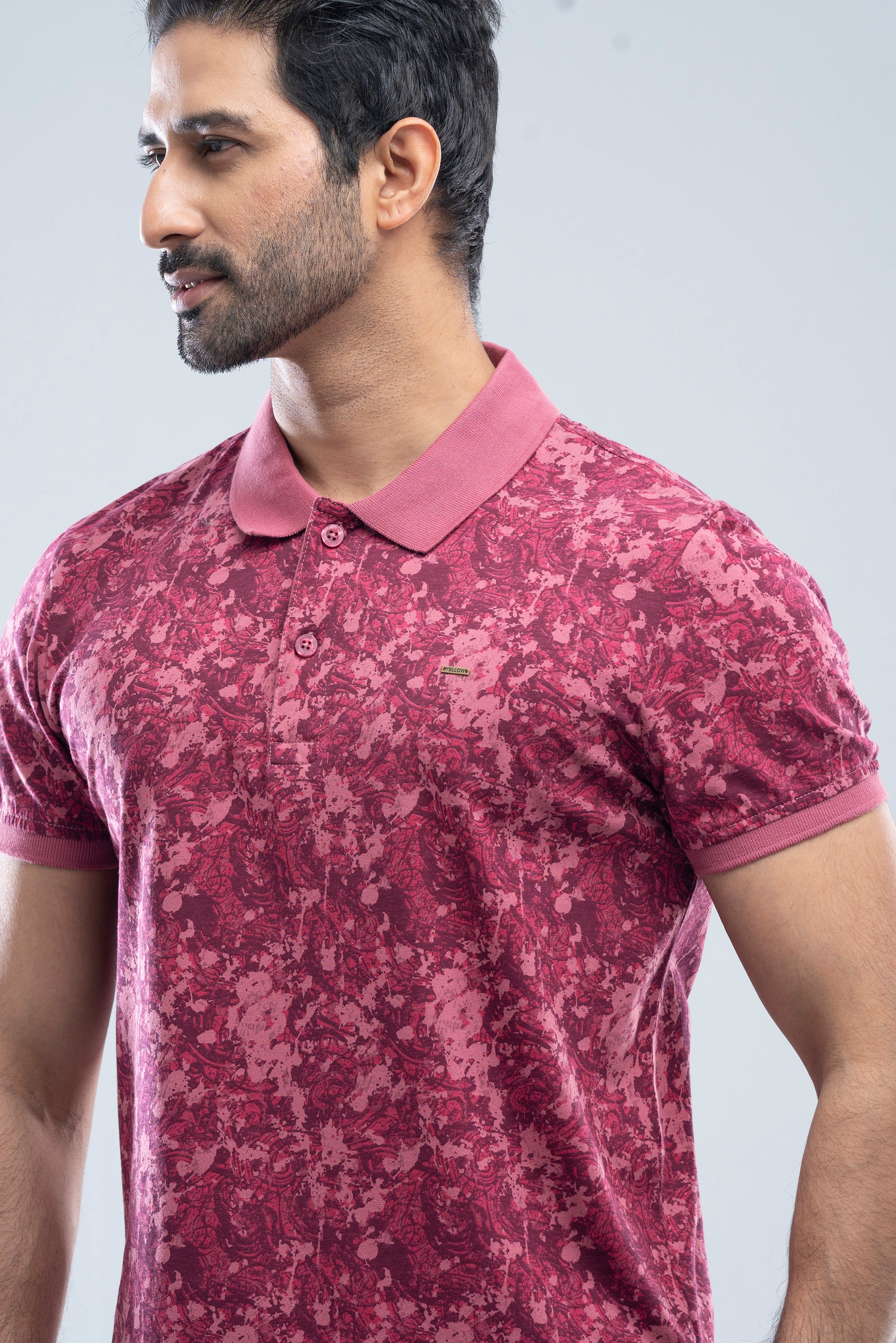 Regular Fit Printed Polo Shirt - Image 6