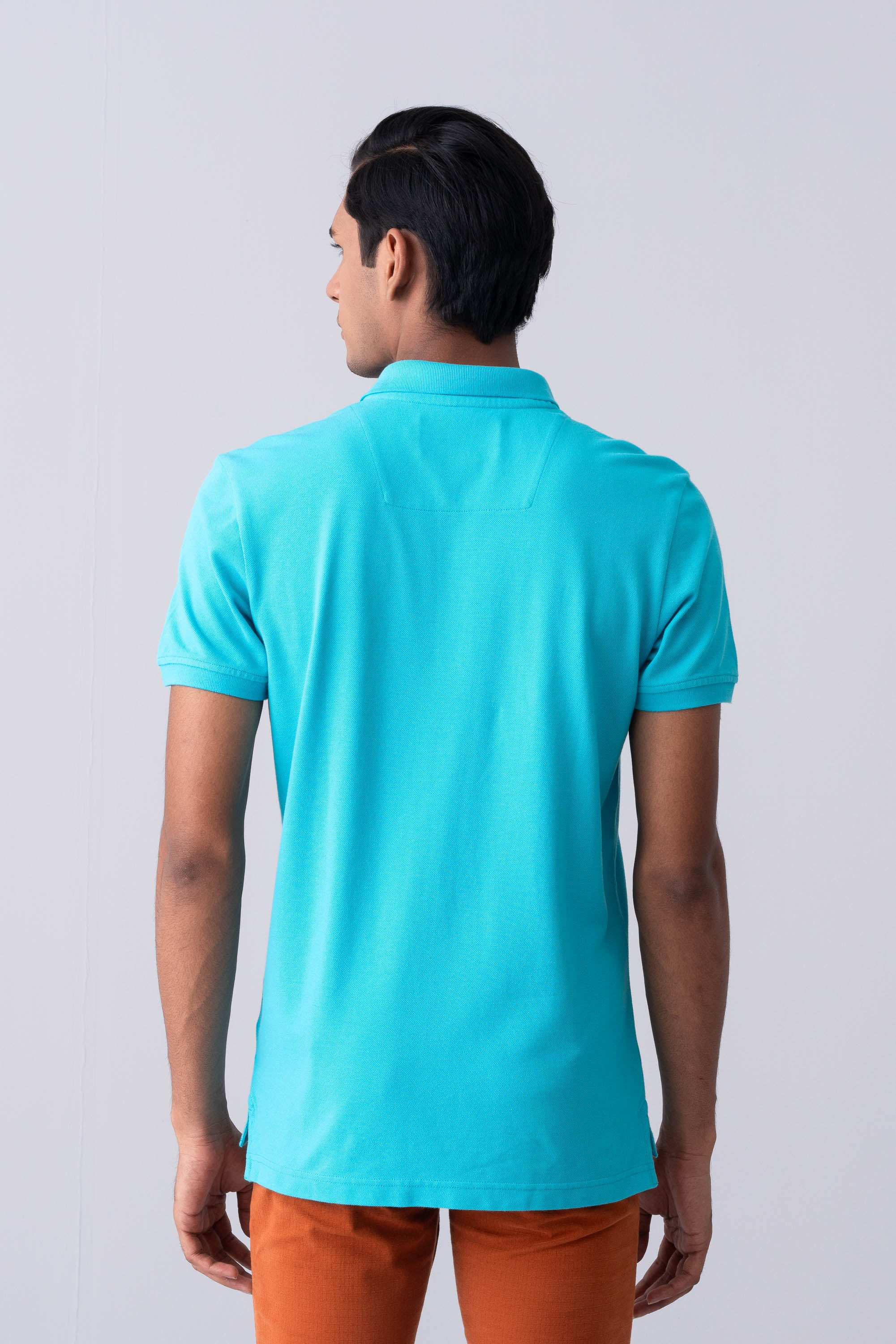 Regular Fit Solid Polo Shirt - Image 4