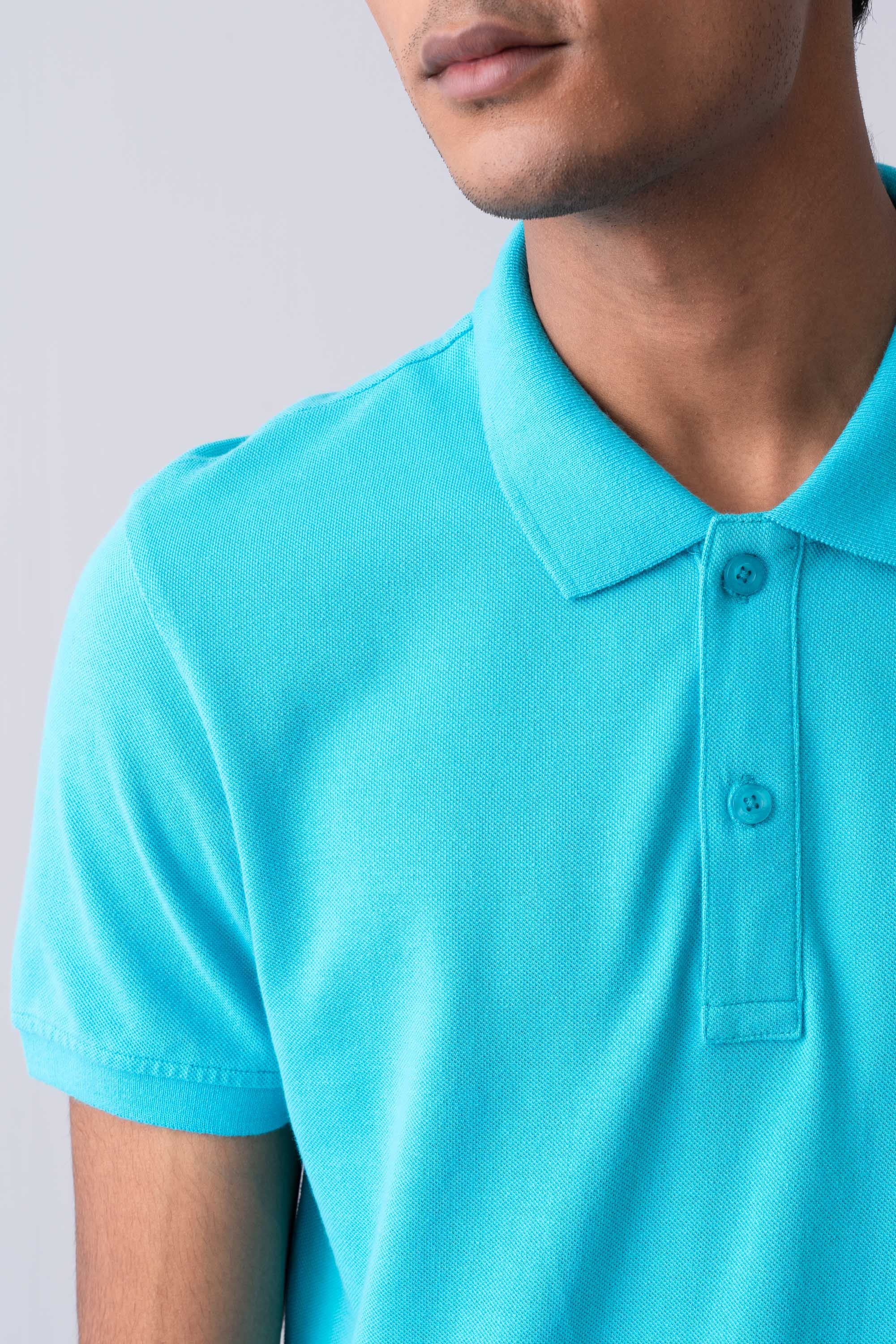 Regular Fit Solid Polo Shirt - Image 5