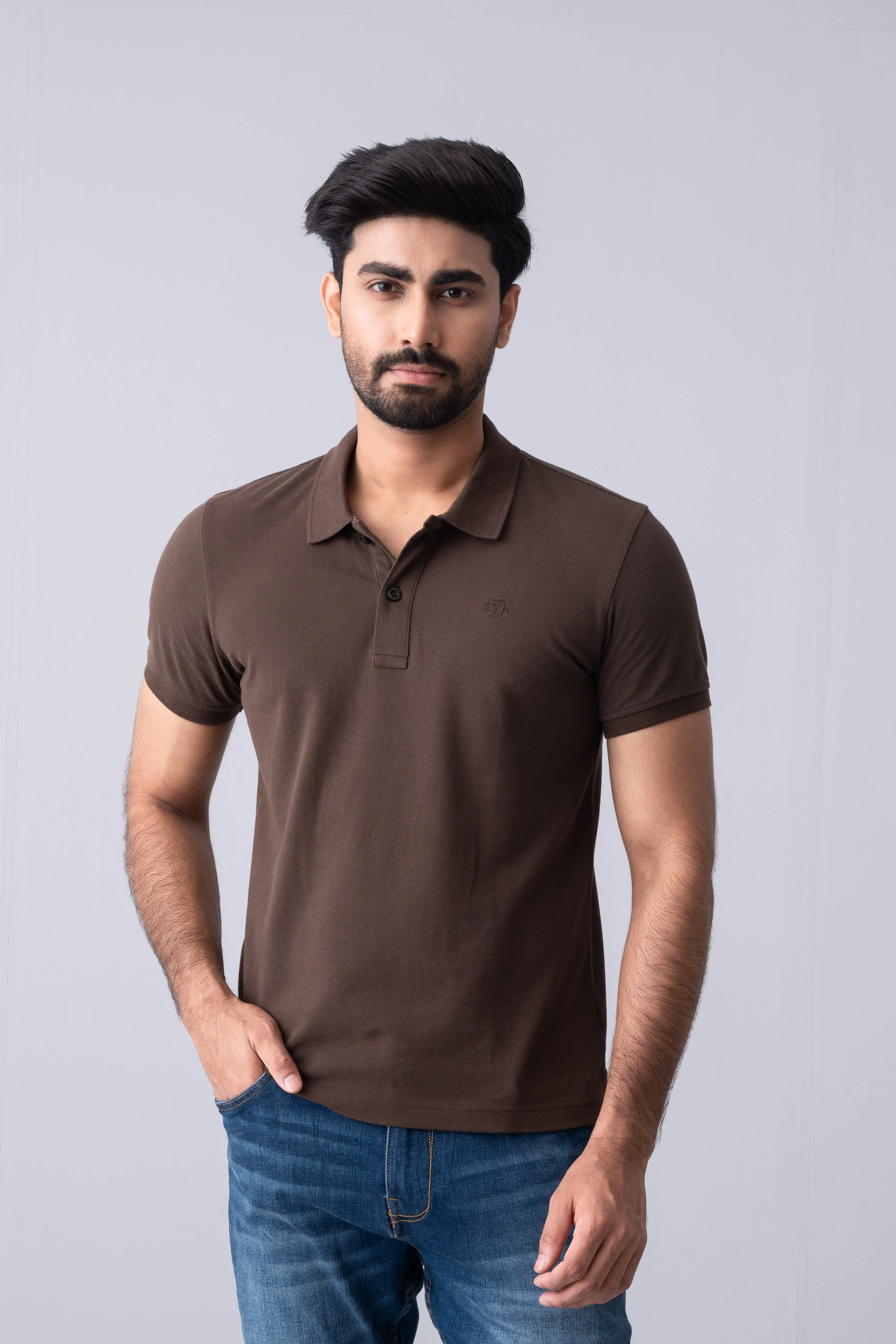 Regular Fit Solid Polo Shirt - Image 12