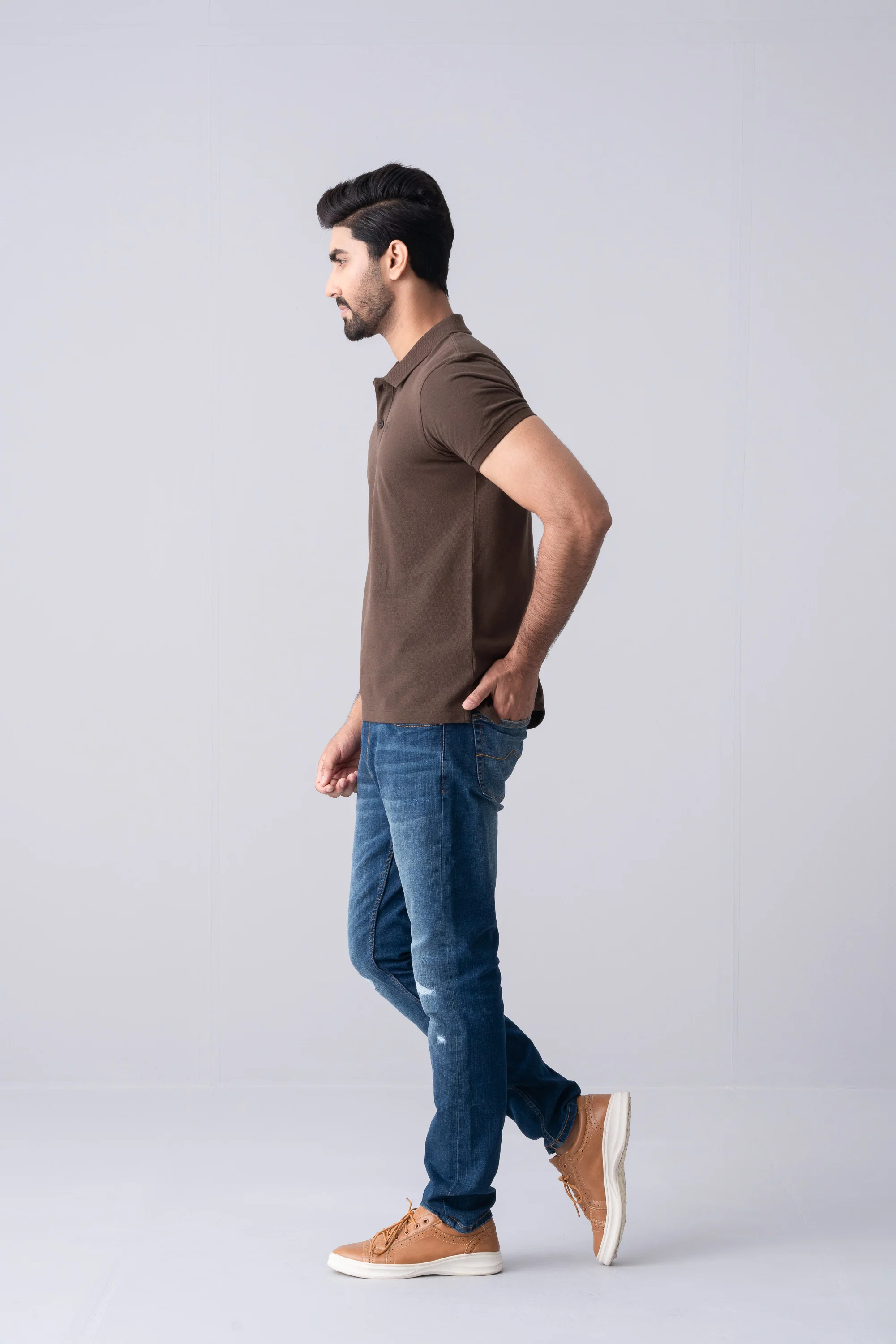 Regular Fit Solid Polo Shirt - Image 13