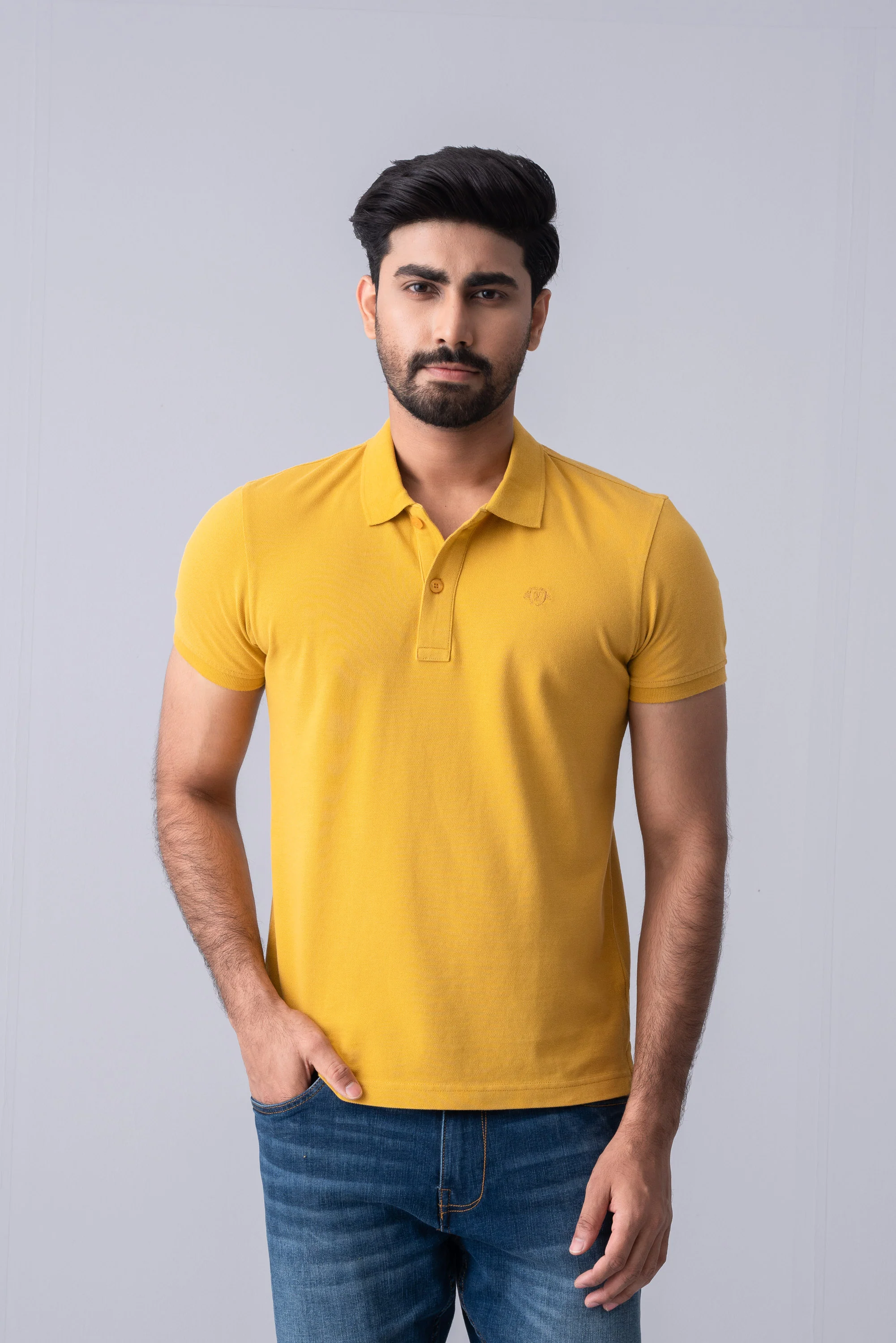 Regular Fit Solid Polo Shirt - Image 7