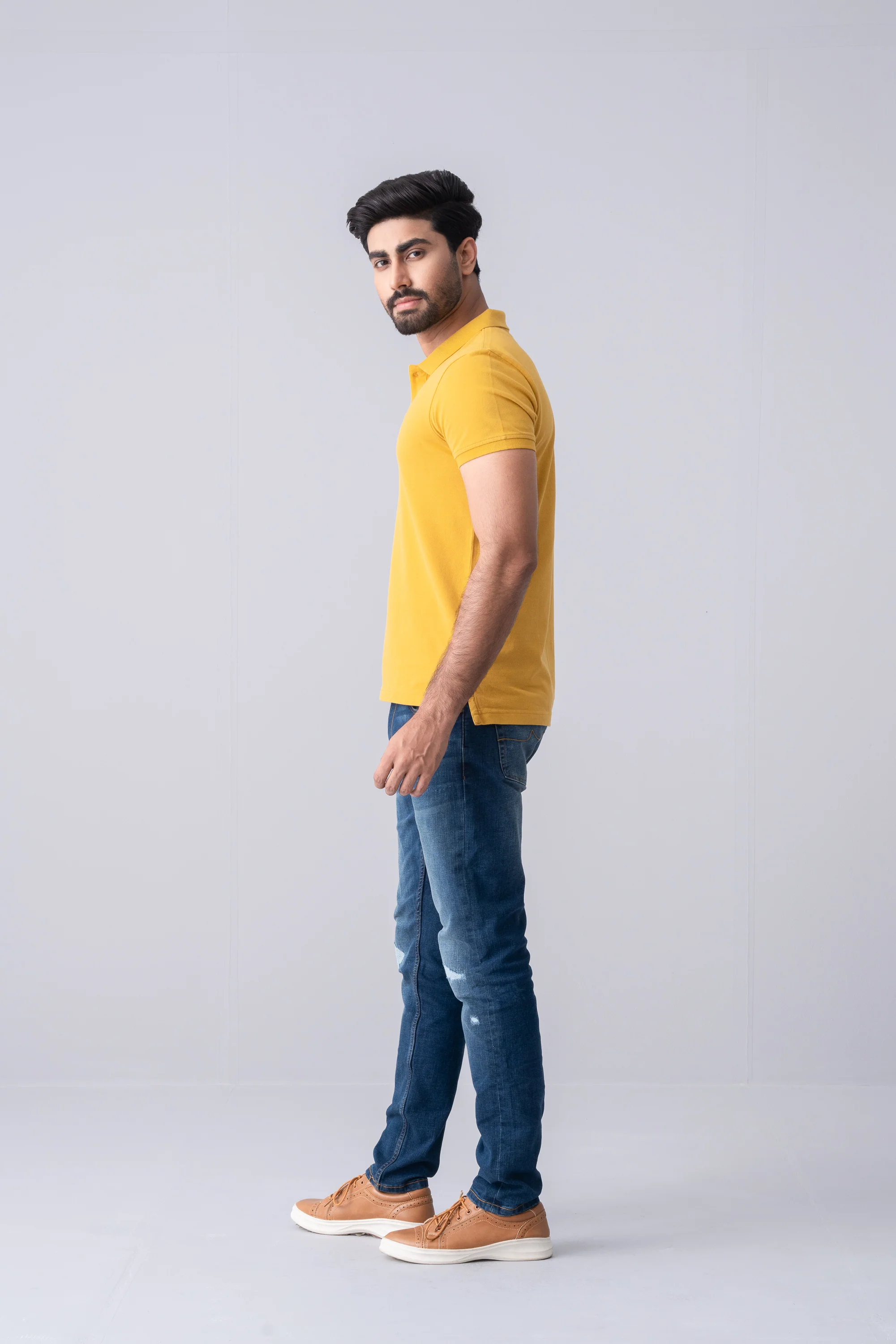 Regular Fit Solid Polo Shirt - Image 8