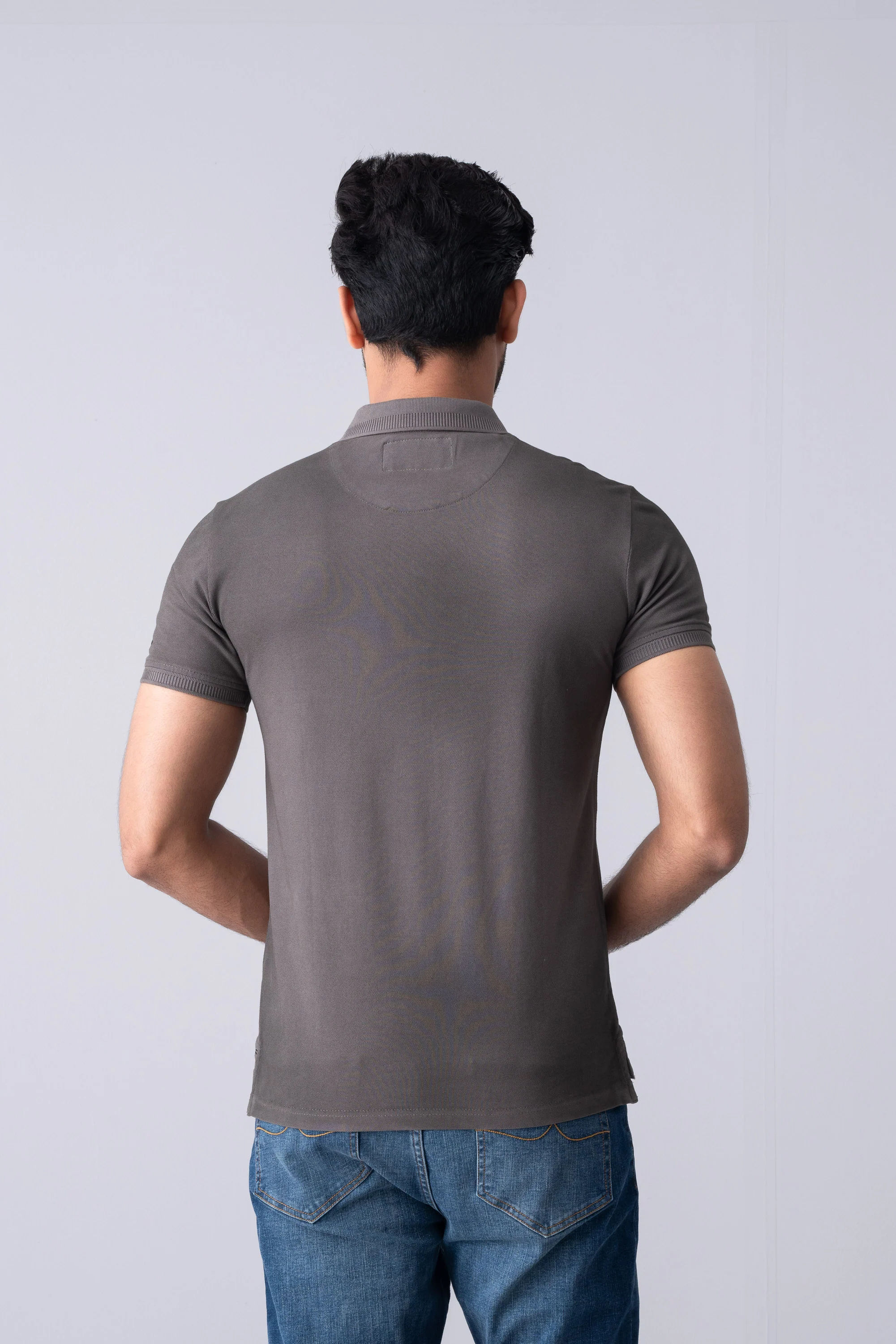 Regular Fit Washed Polo Shirt - Image 4
