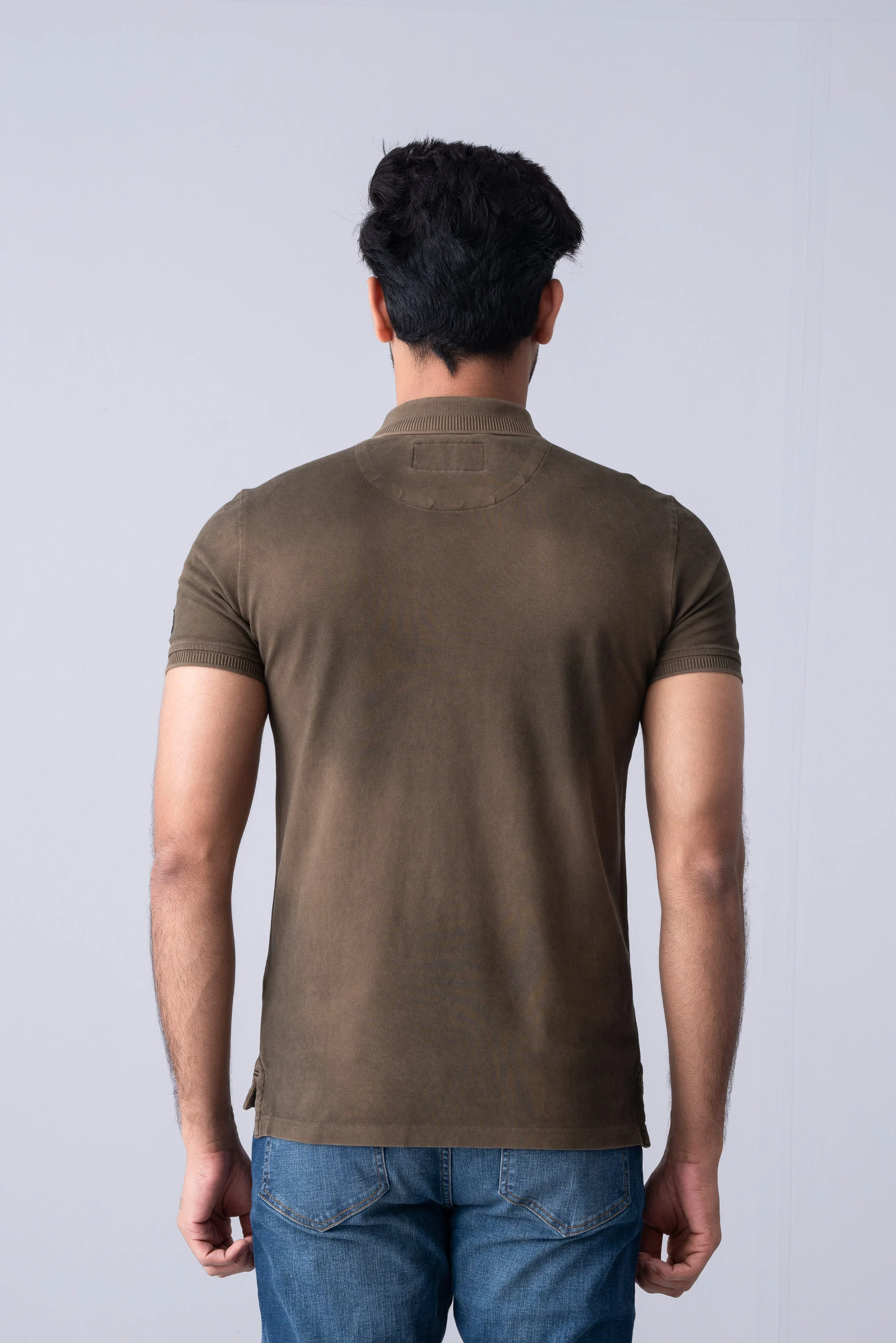 Regular Fit Washed Polo Shirt - Image 9