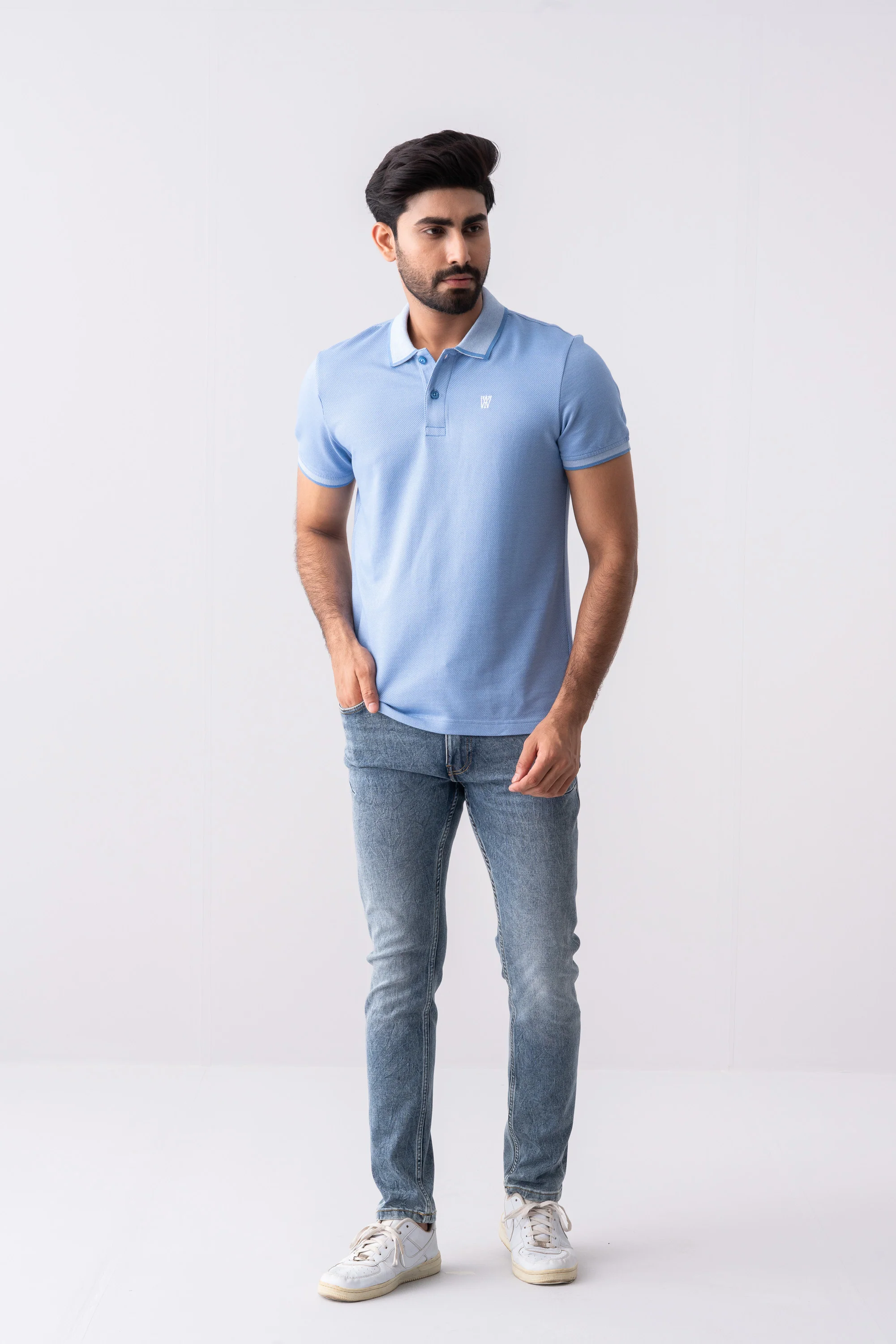 Regular Fit Birdseye Polo Shirt - Image 7