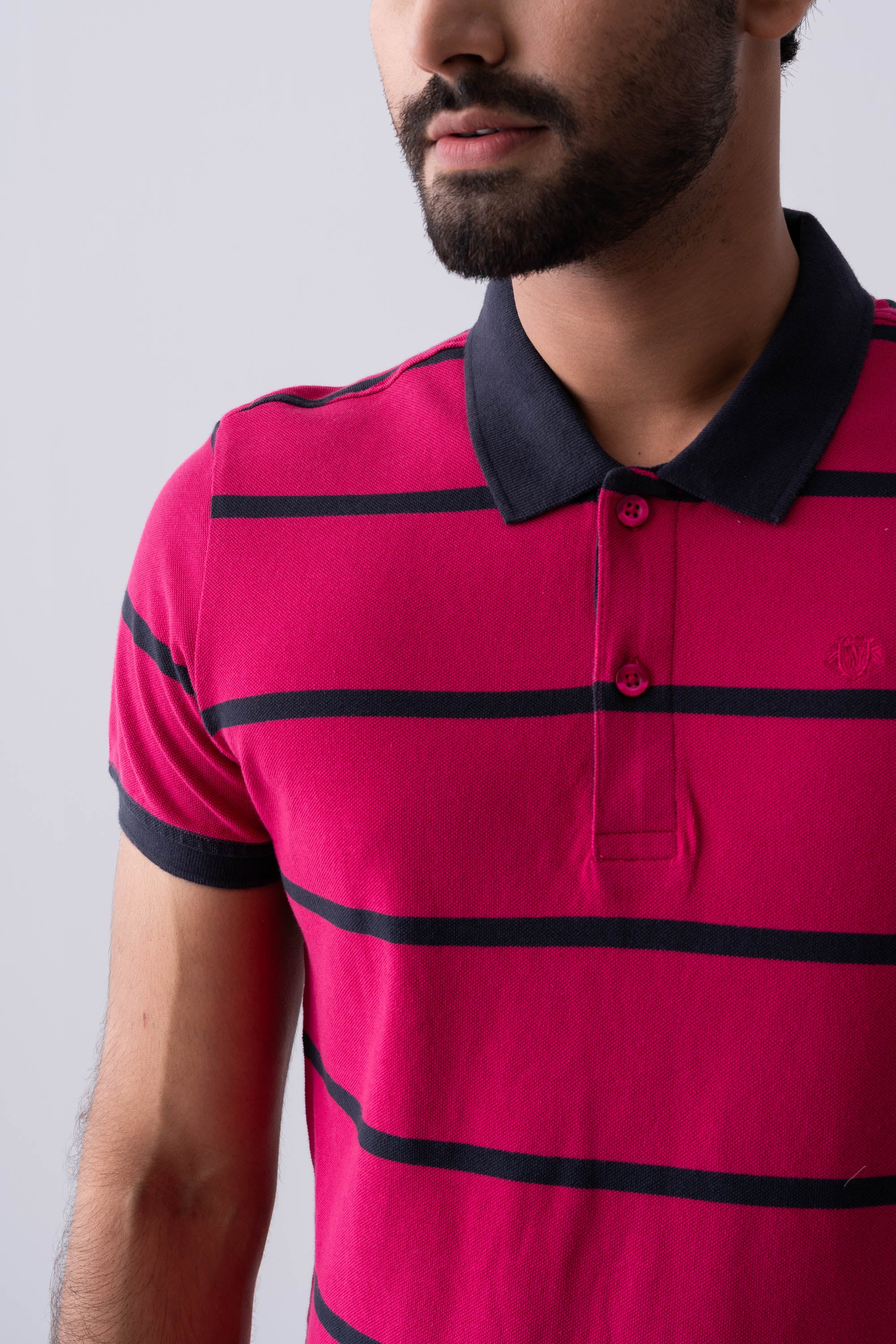 Regular Fit Yarn-Dyed Polo Shirt - Image 10