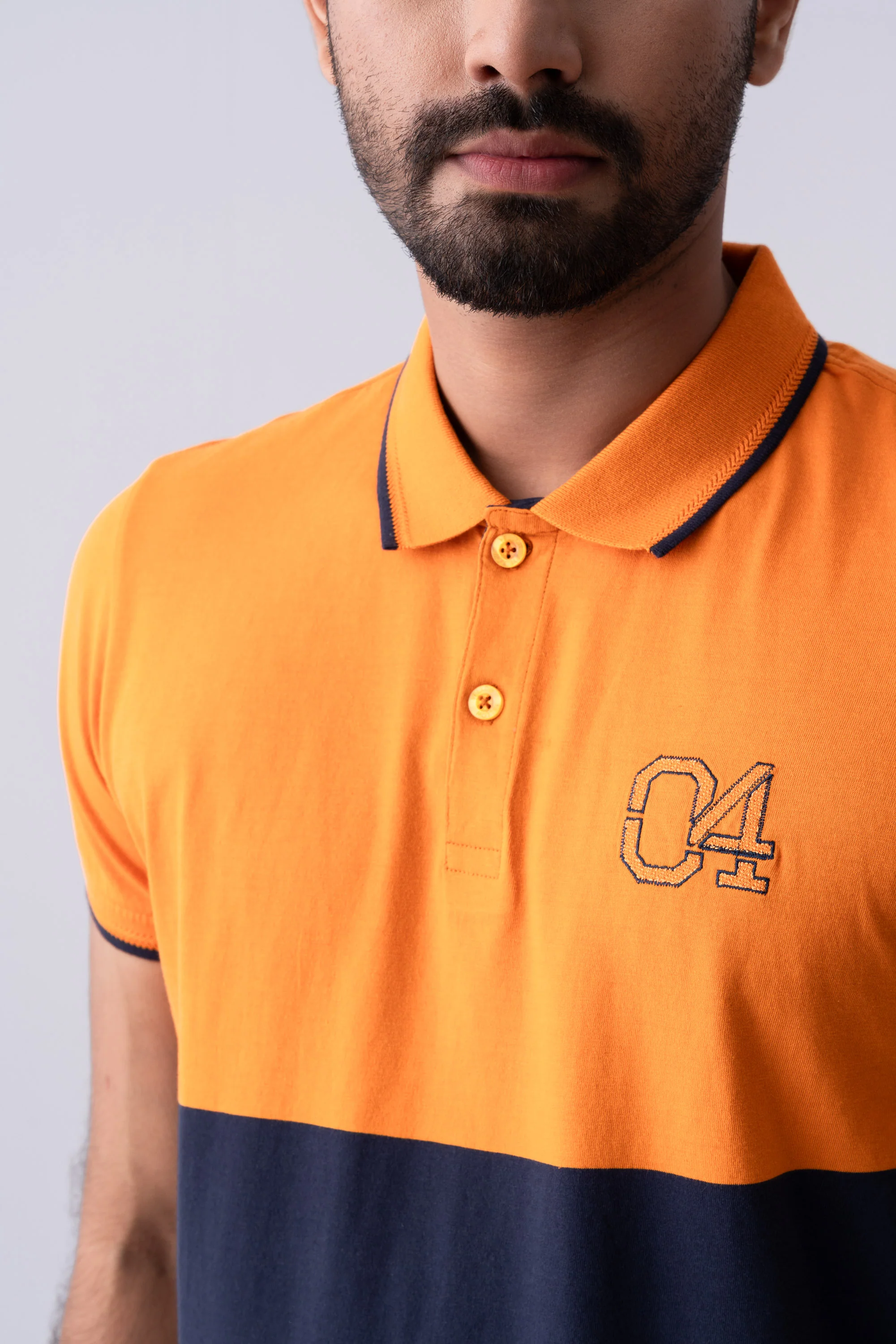 Regular Fit Yarn-Dyed Jersey Polo Shirt - Image 5