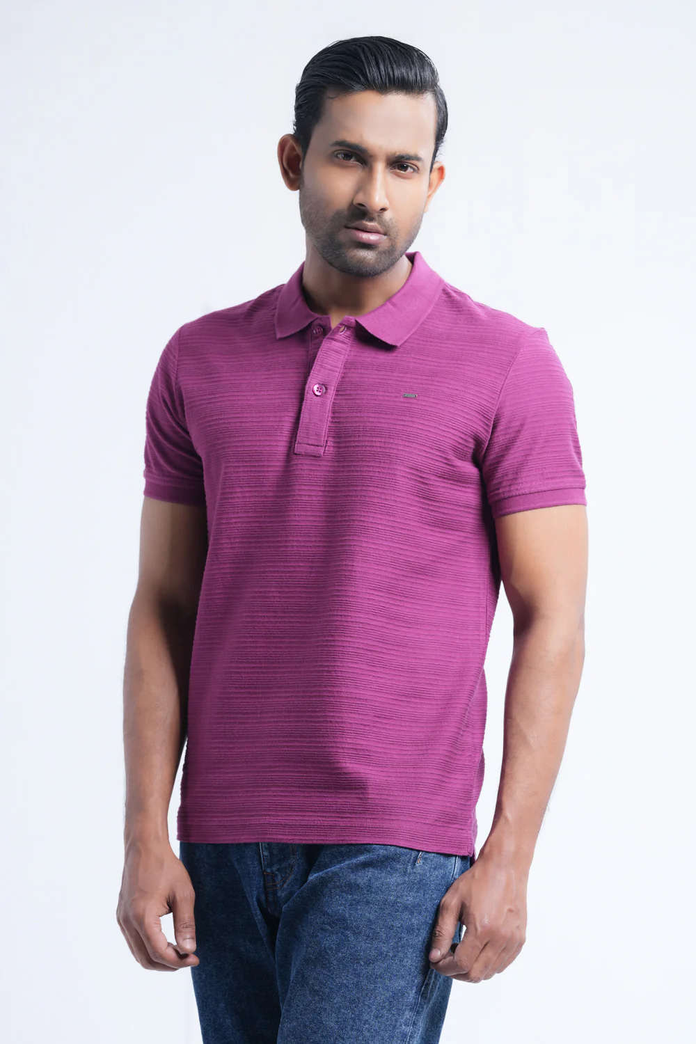 Regular Fit Ottoman Jersey Polo Shirt - Image 8