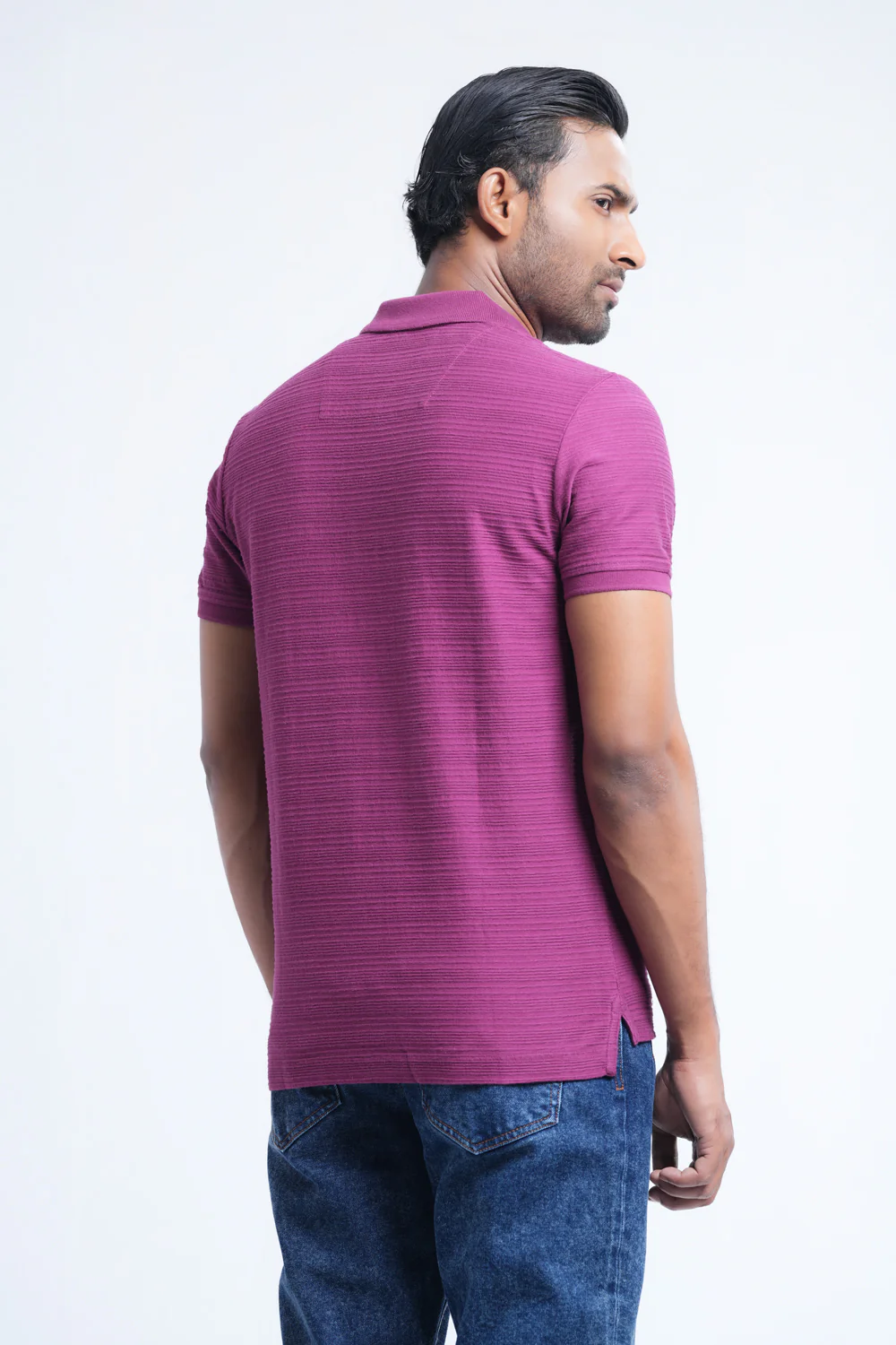 Regular Fit Ottoman Jersey Polo Shirt - Image 9