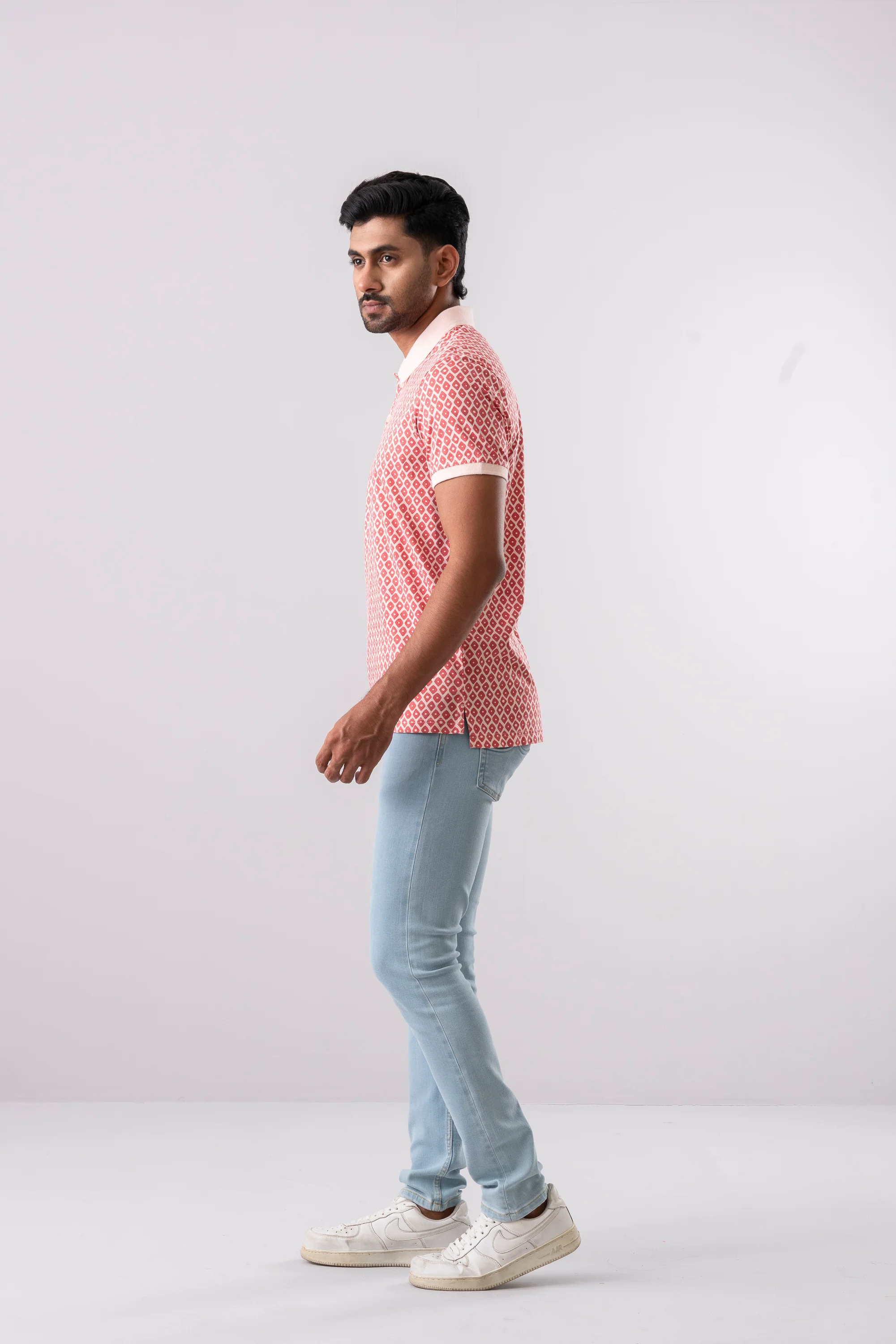 Regular Fit Single Mercerized Polo Shirt - Image 4