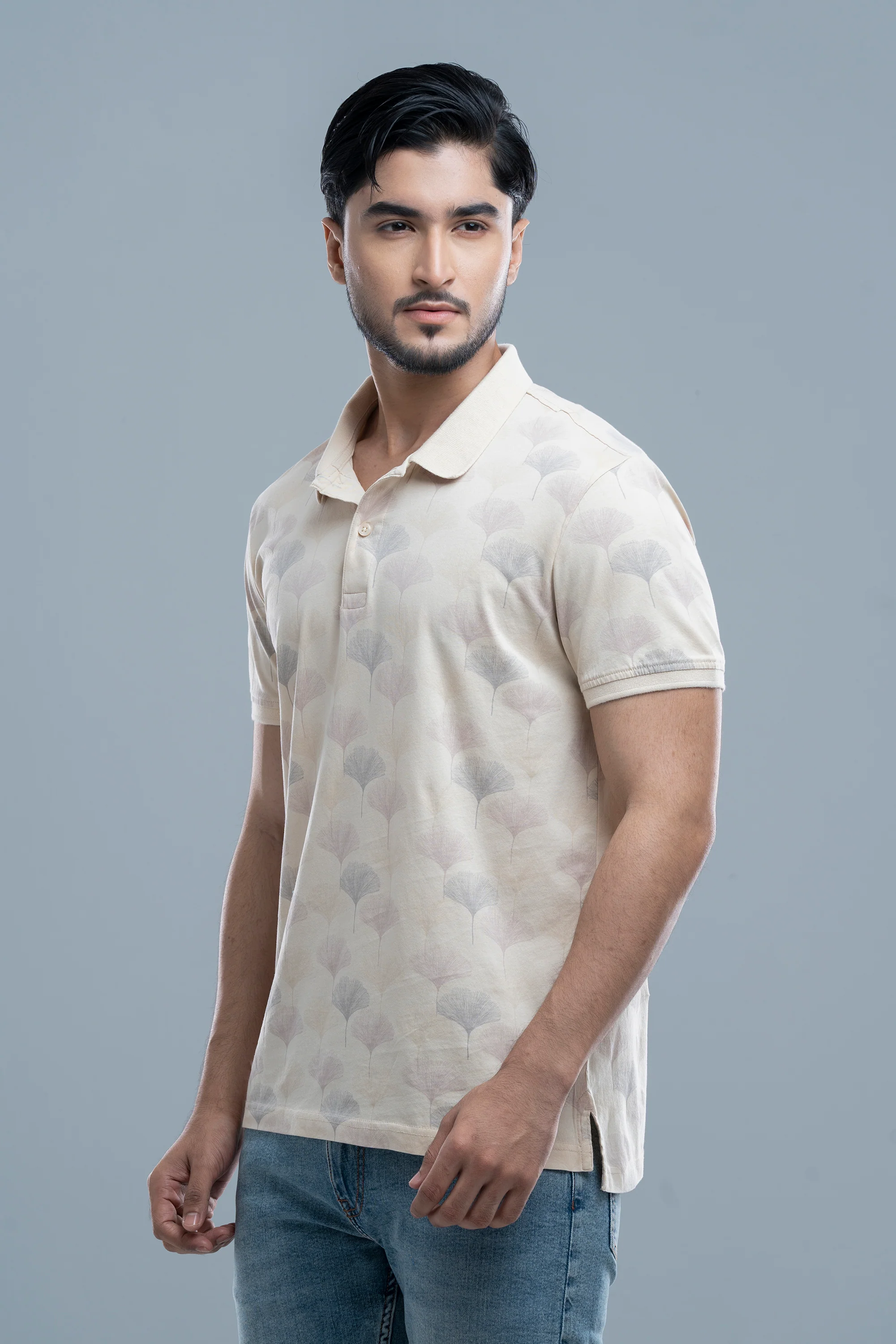 Regular Fit Pique Polo Shirt - Image 3