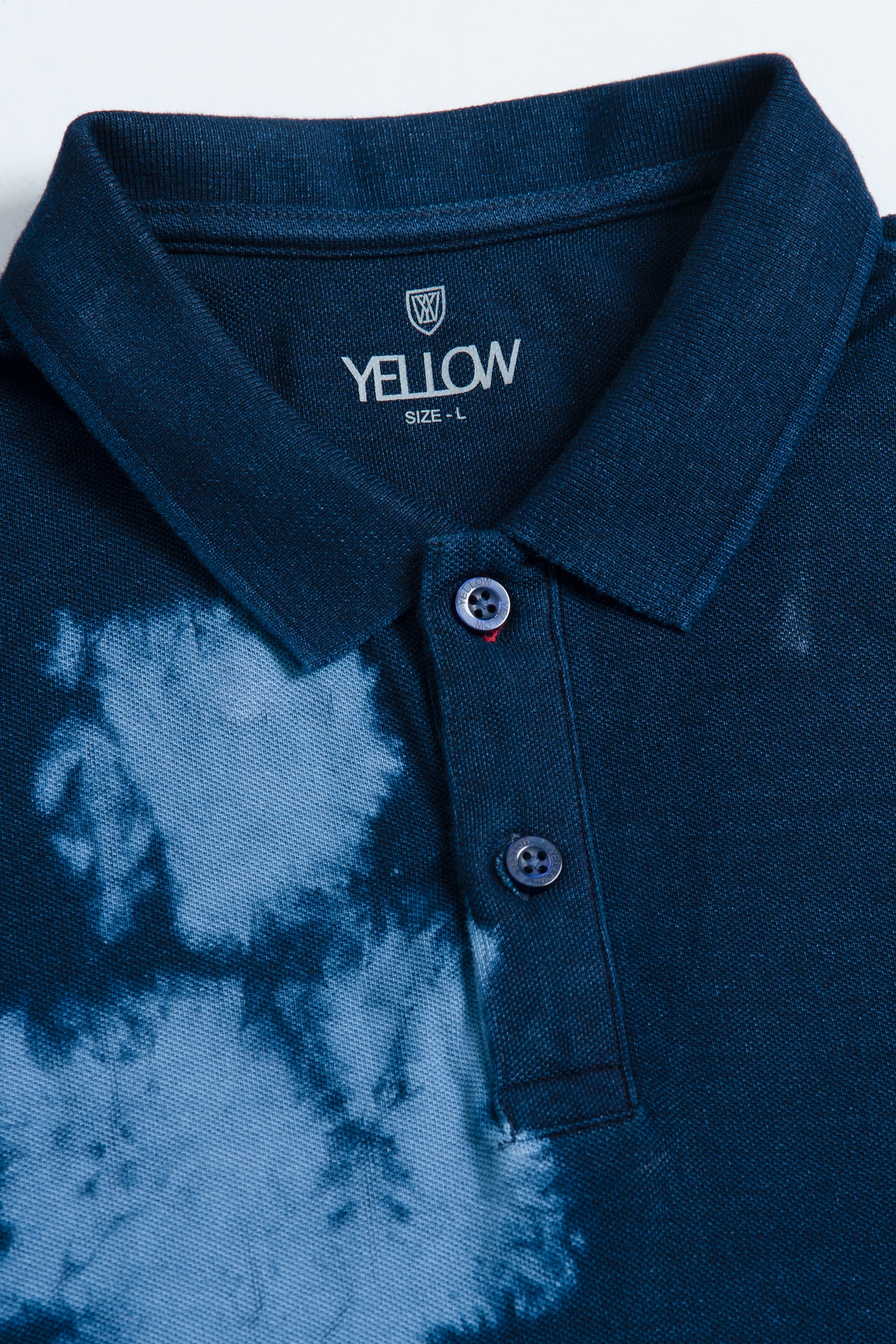 Regular Fit Indigo Washed Polo Shirt - Image 6