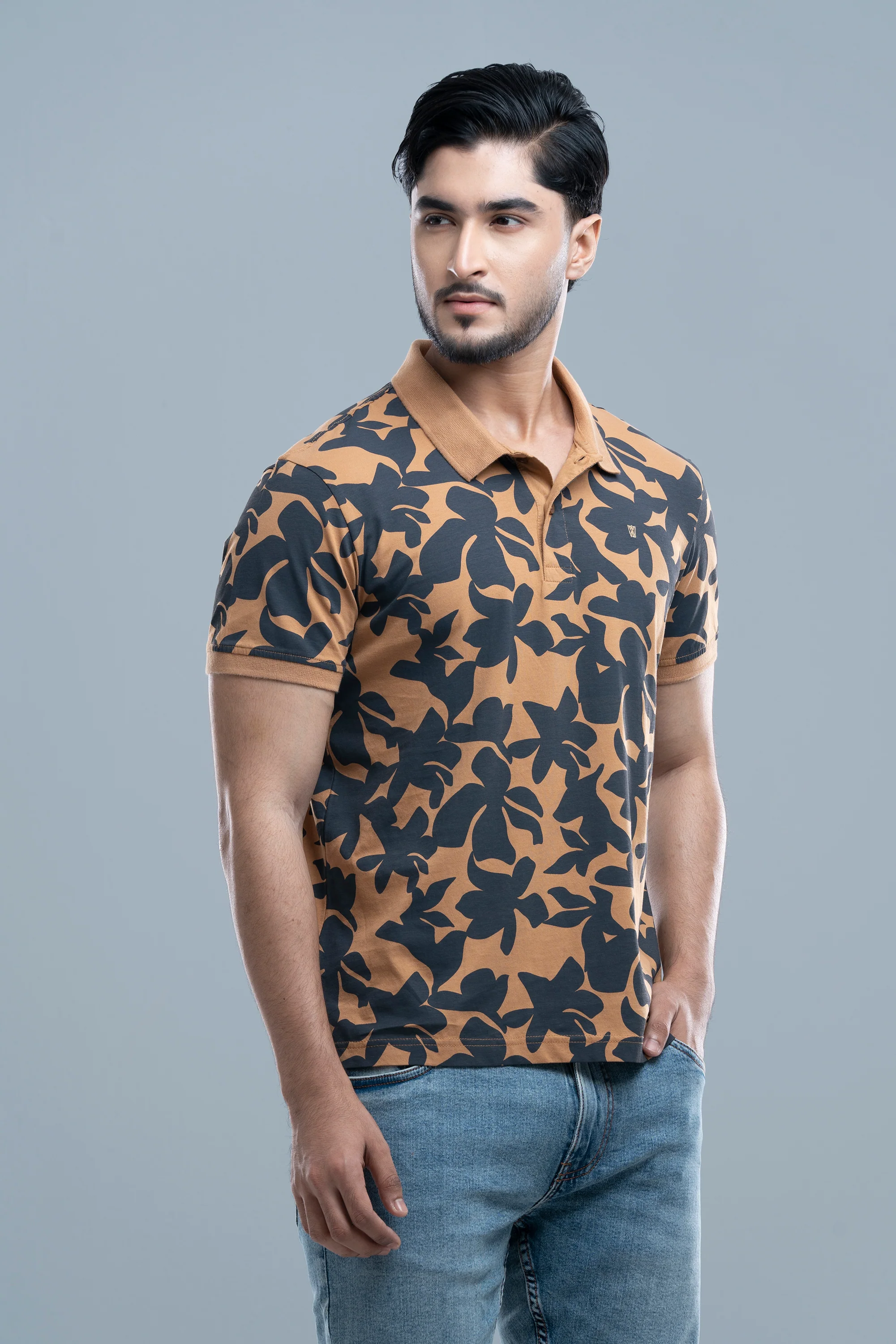 Regular Fit Single Mercerized Polo Shirt - Image 3