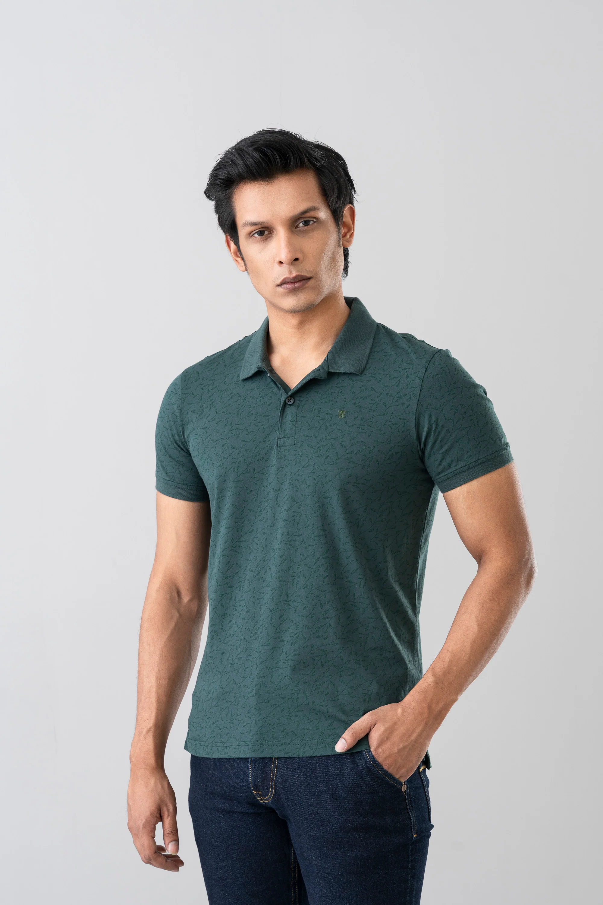 Regular Fit Single Mercerized Polo Shirt - Image 2
