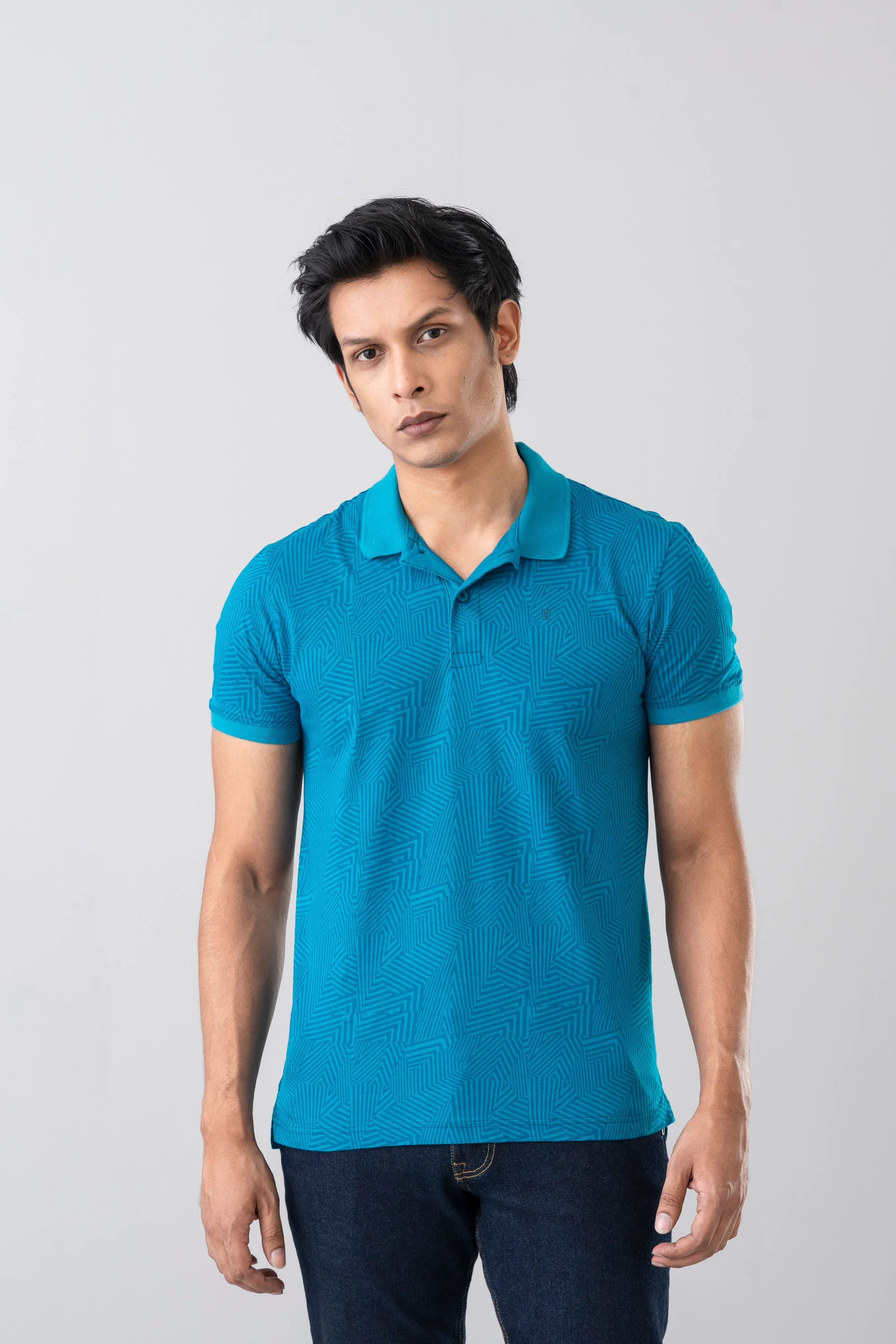Regular Fit Single Mercerized Polo Shirt - Image 2