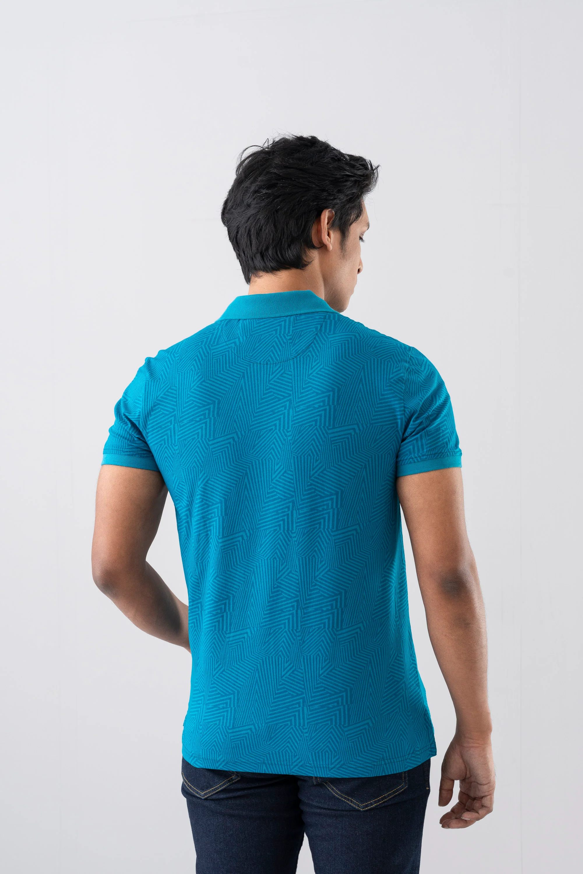 Regular Fit Single Mercerized Polo Shirt - Image 4
