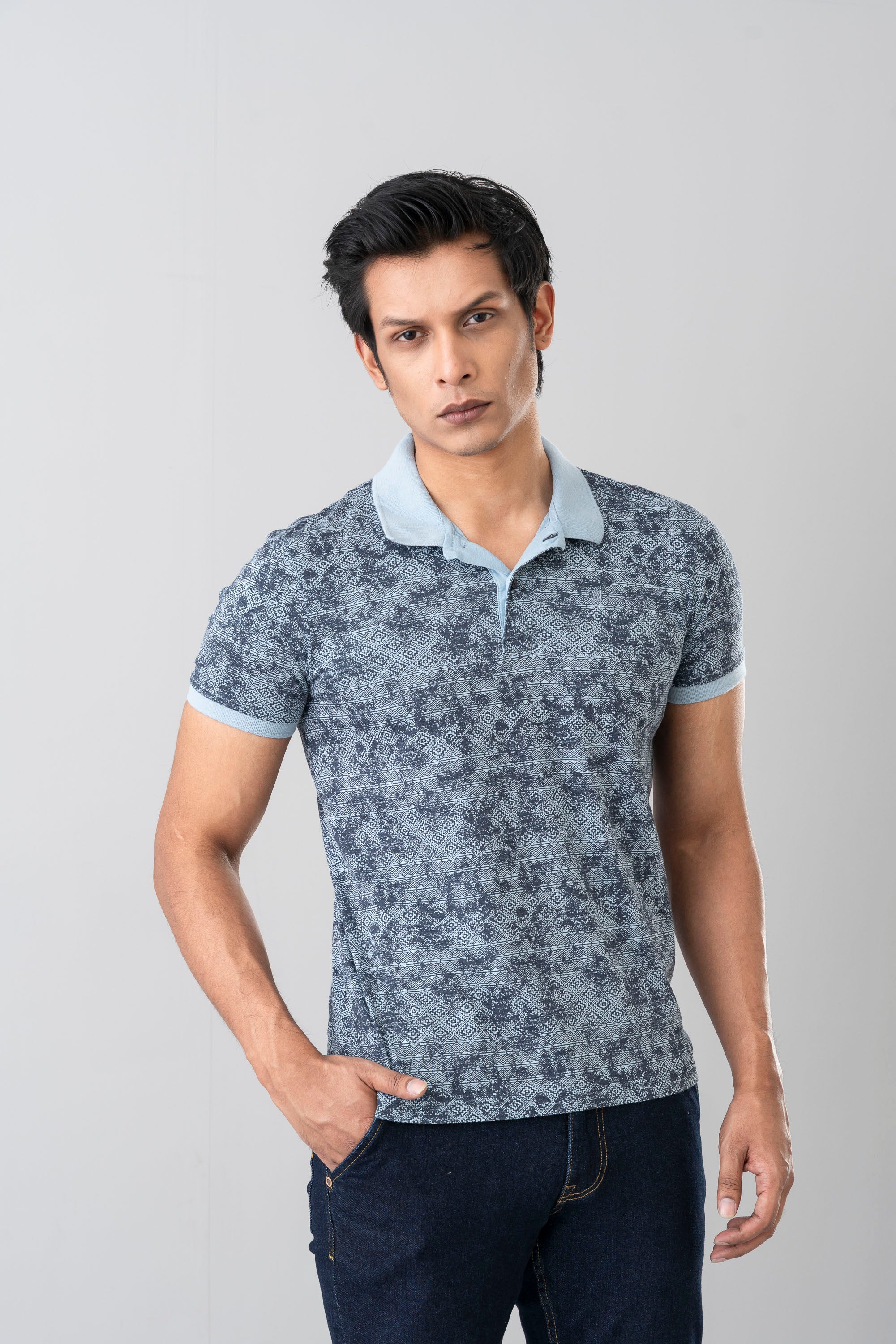Regular Fit Single Mercerized Polo Shirt - Image 2