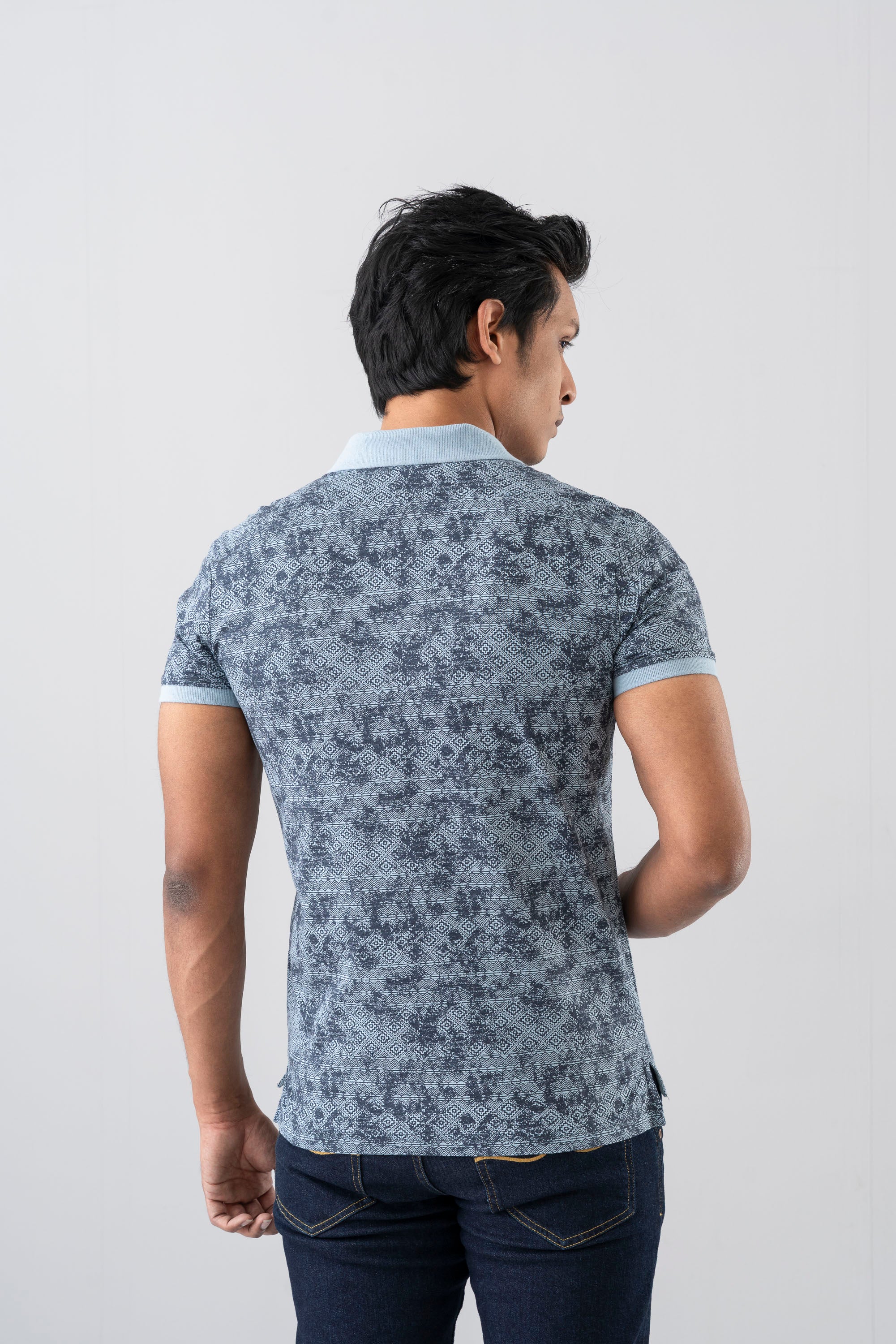 Regular Fit Single Mercerized Polo Shirt - Image 4