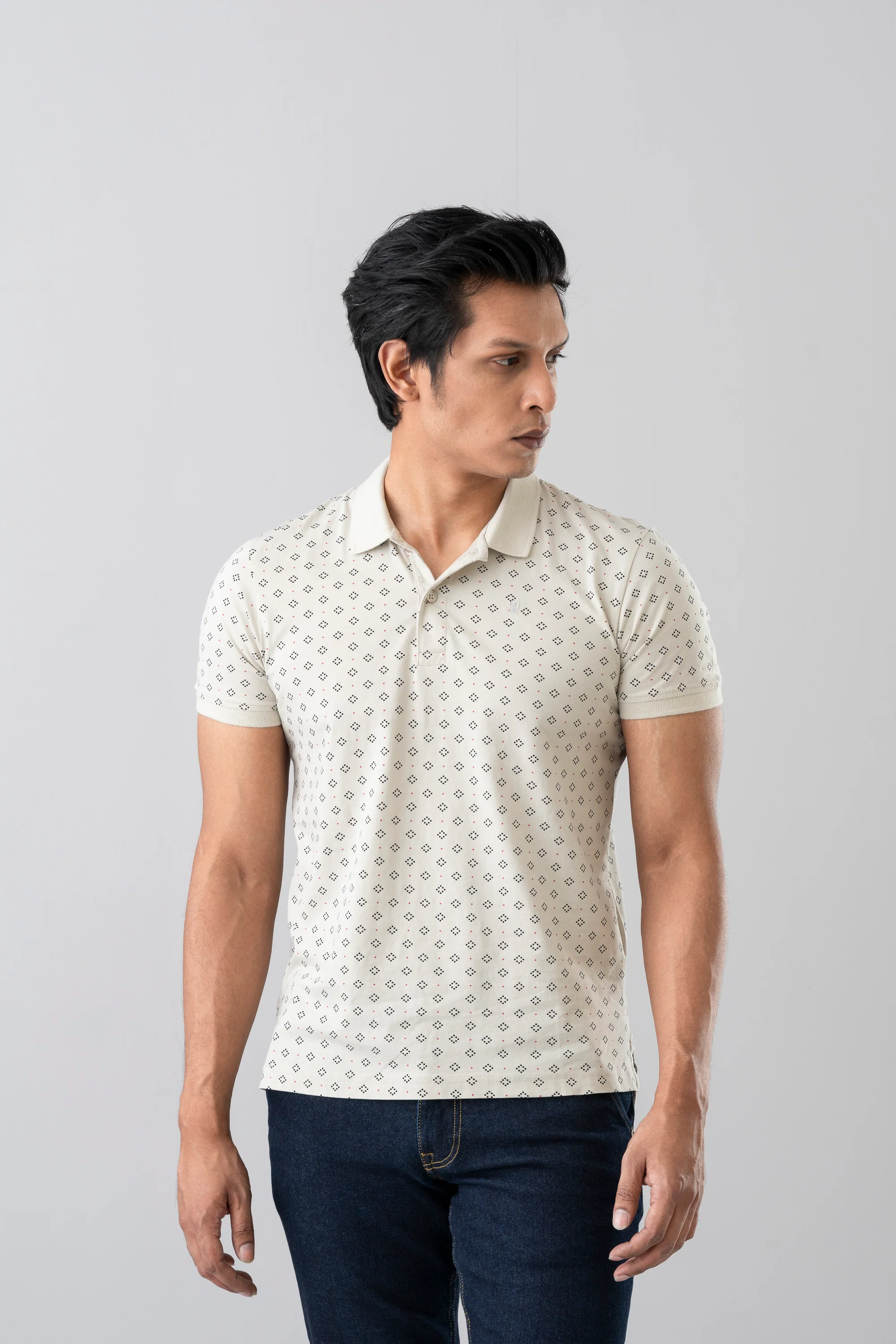 Regular Fit Single Mercerized Polo Shirt - Image 2