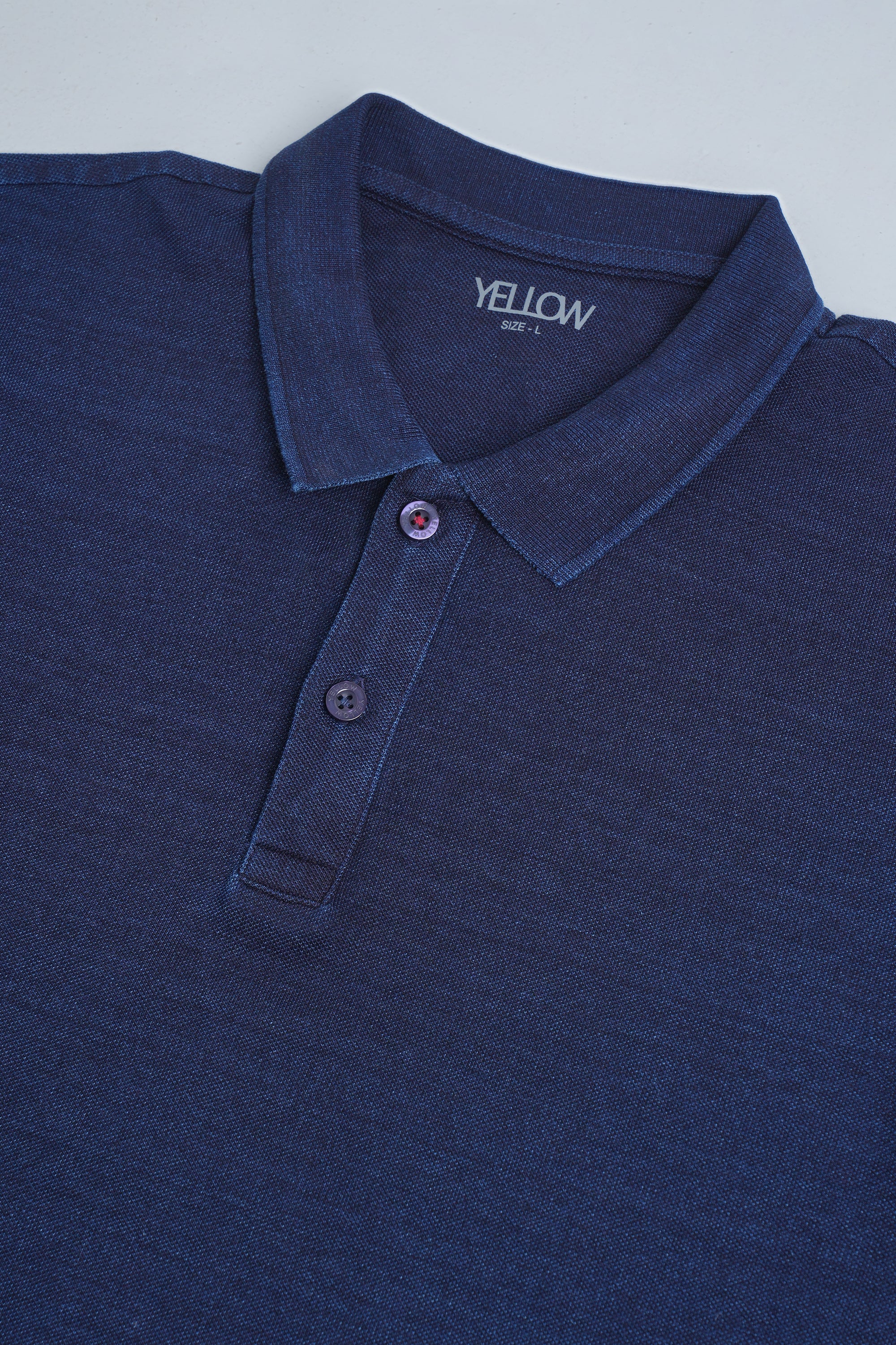 Regular Fit Classic Indigo Polo Shirt - Image 6