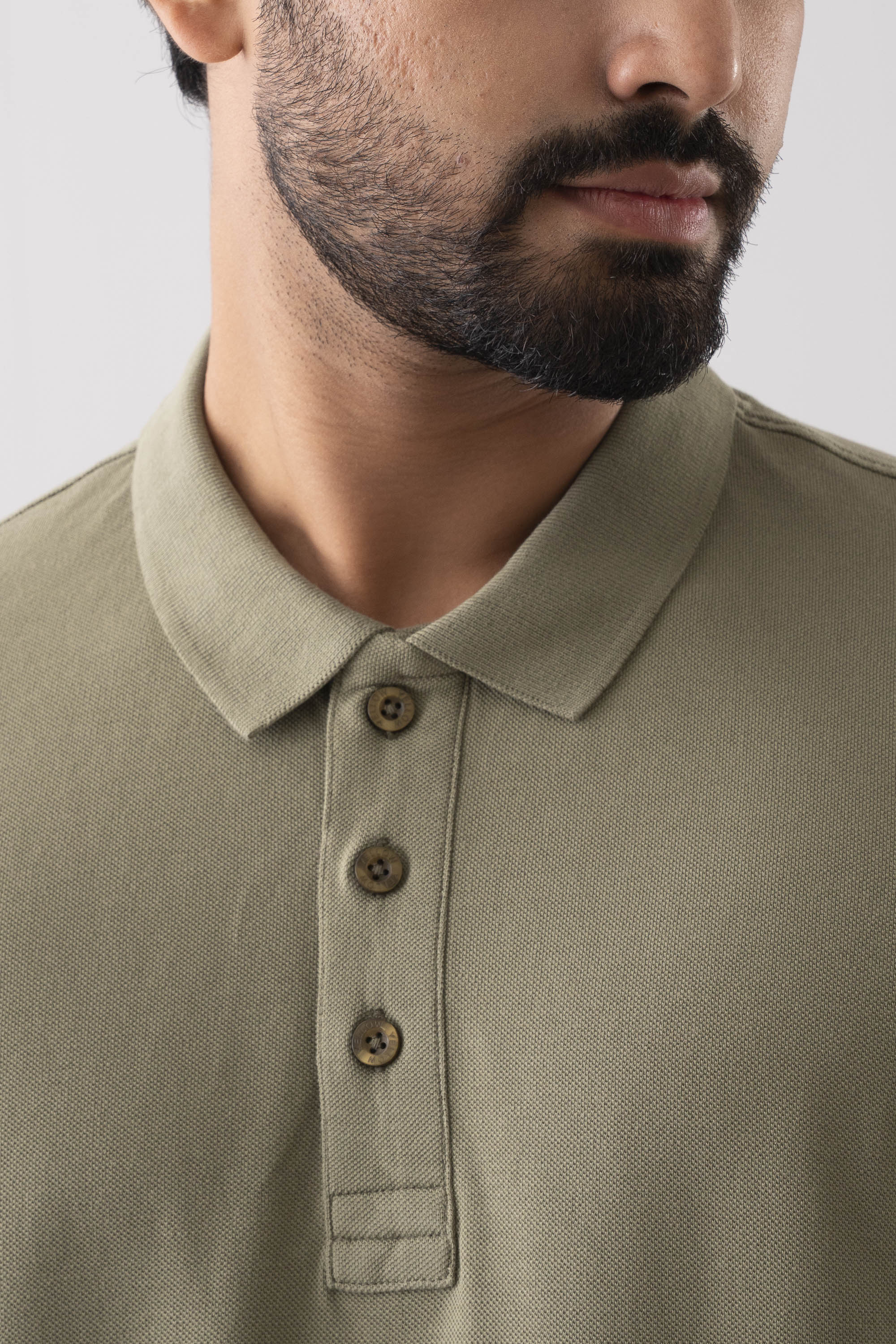 Men’s Relaxed Fit Solid Polo Shirt - Image 5