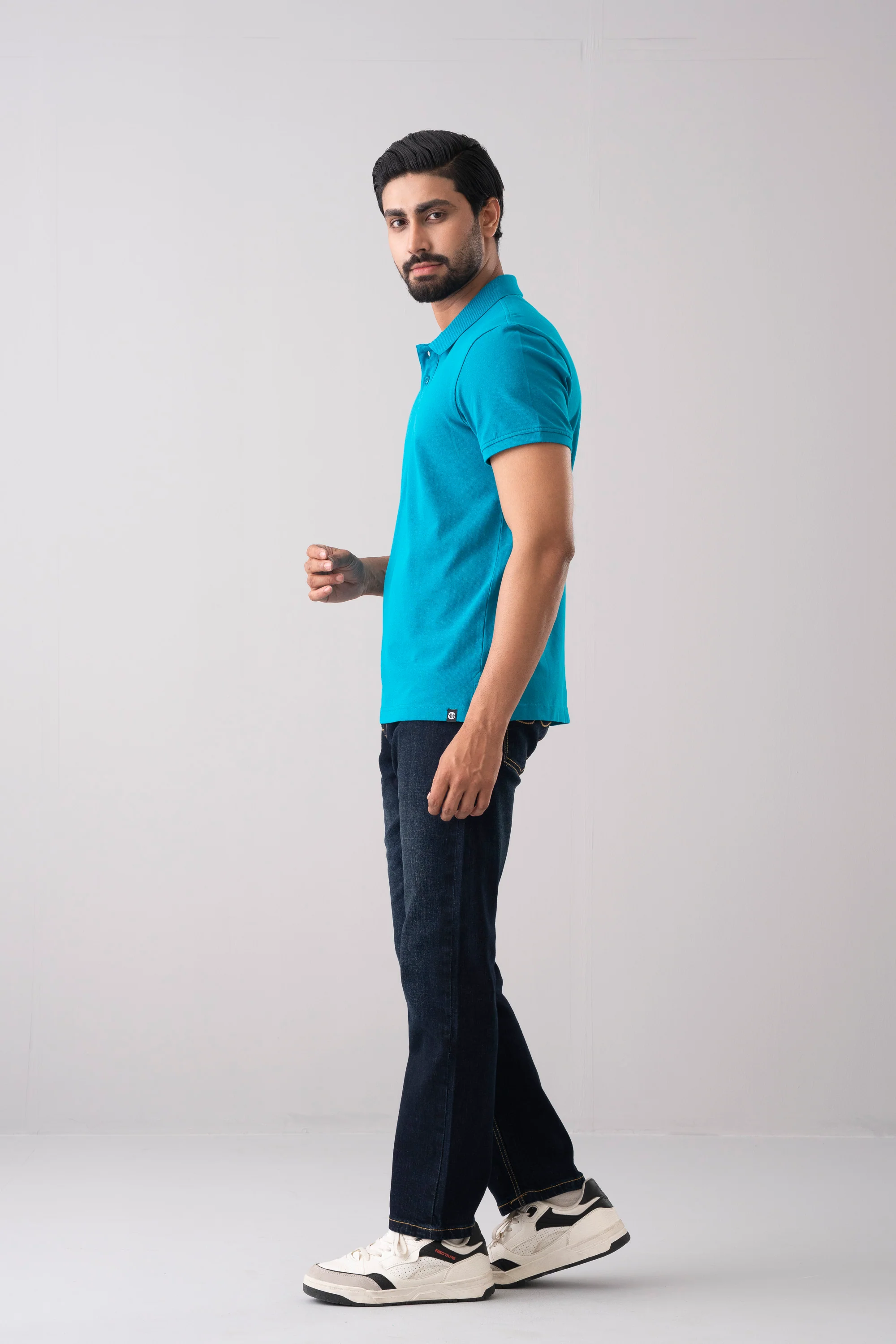 Men’s Regular Fit Solid Polo Shirt - Image 2