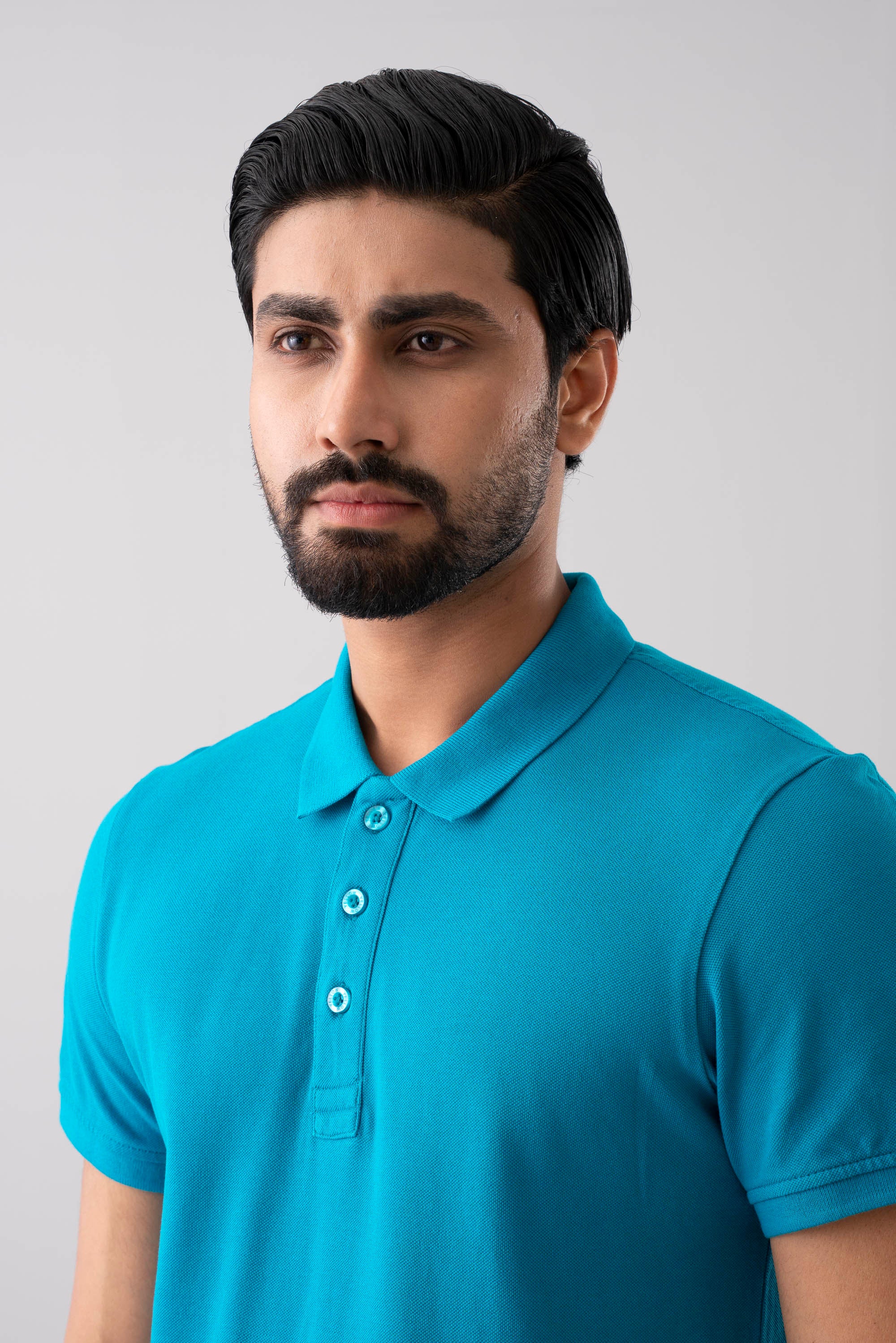 Men’s Regular Fit Solid Polo Shirt - Image 5