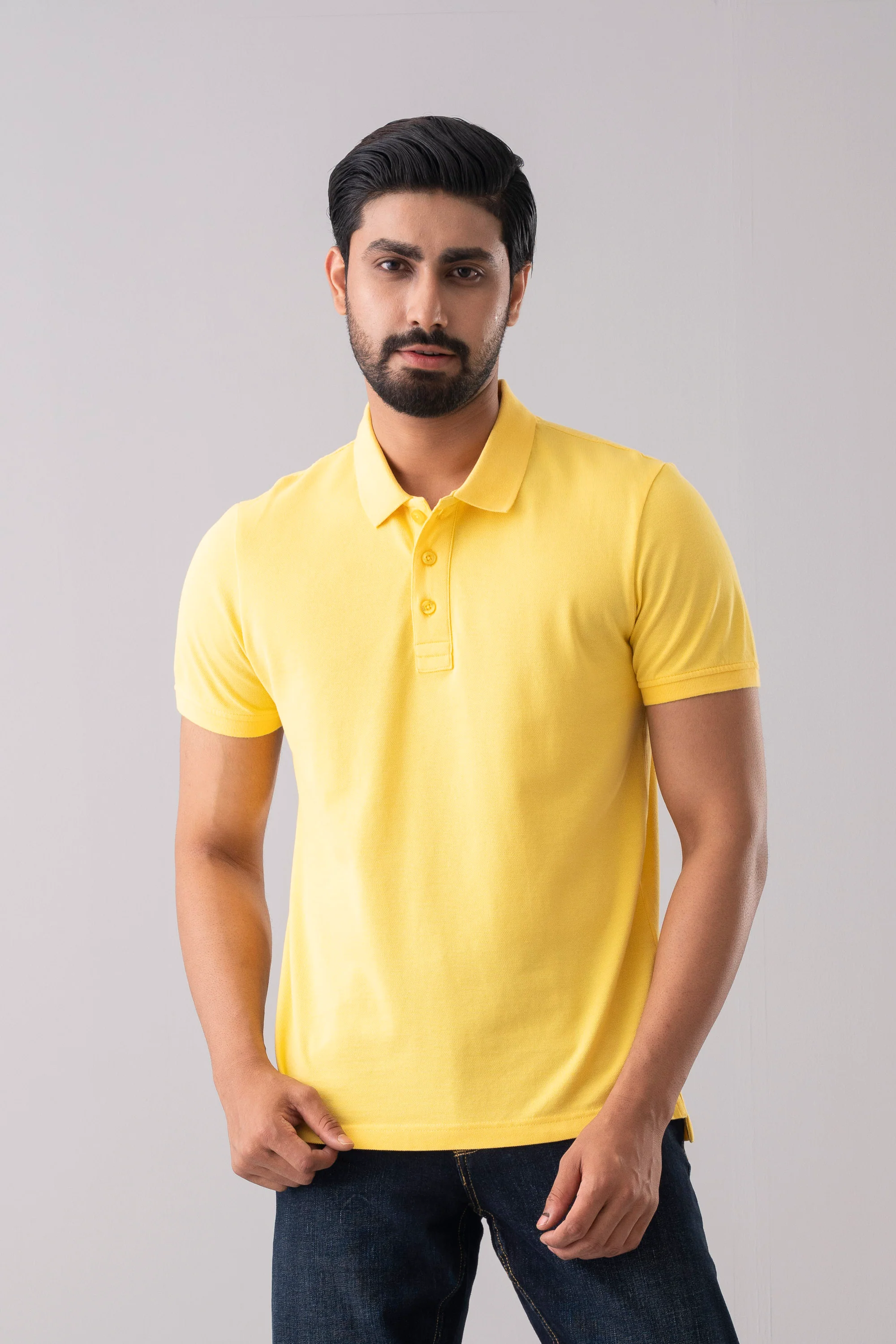 Regular Fit Solid Polo Shirt - Image 3
