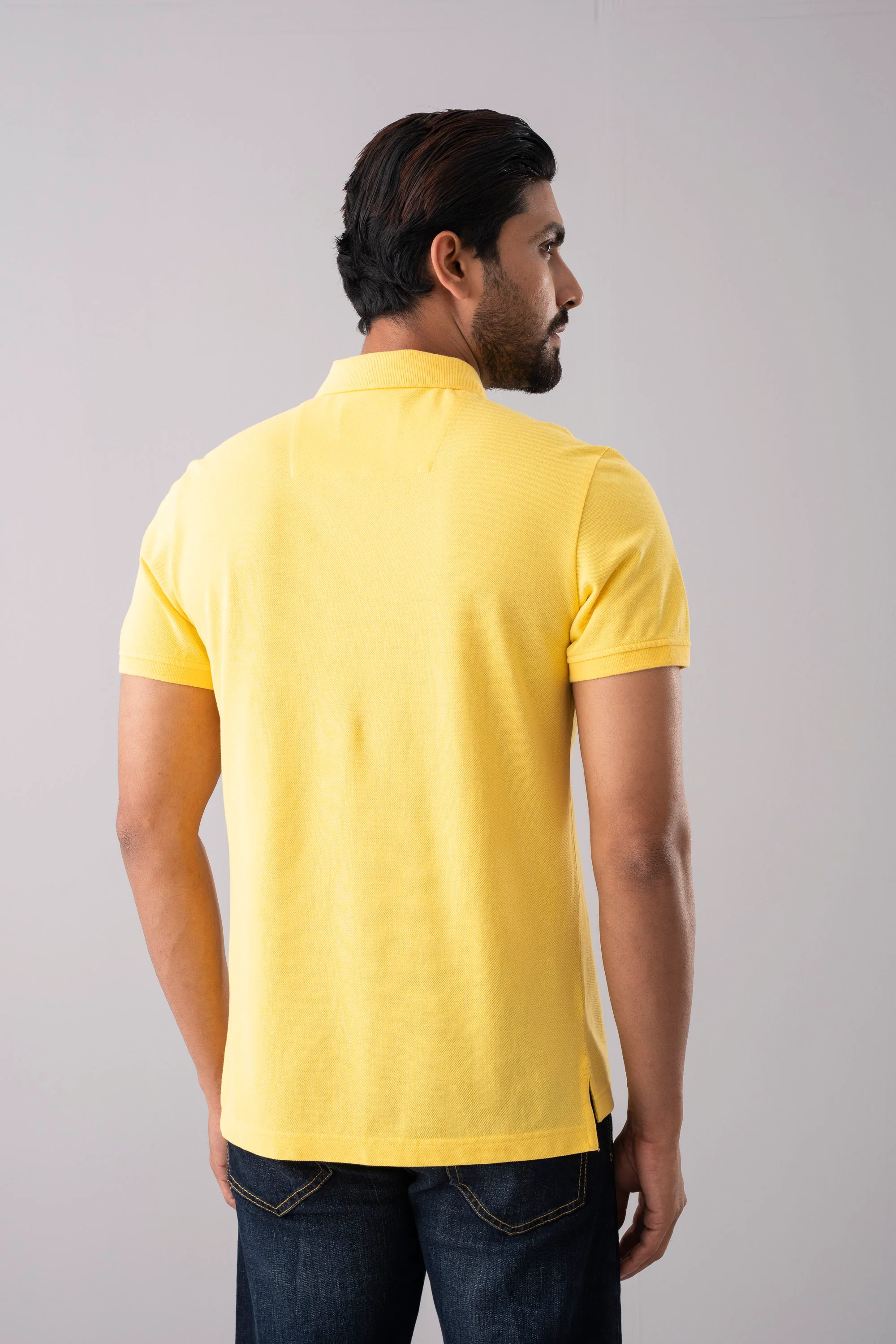 Regular Fit Solid Polo Shirt - Image 4