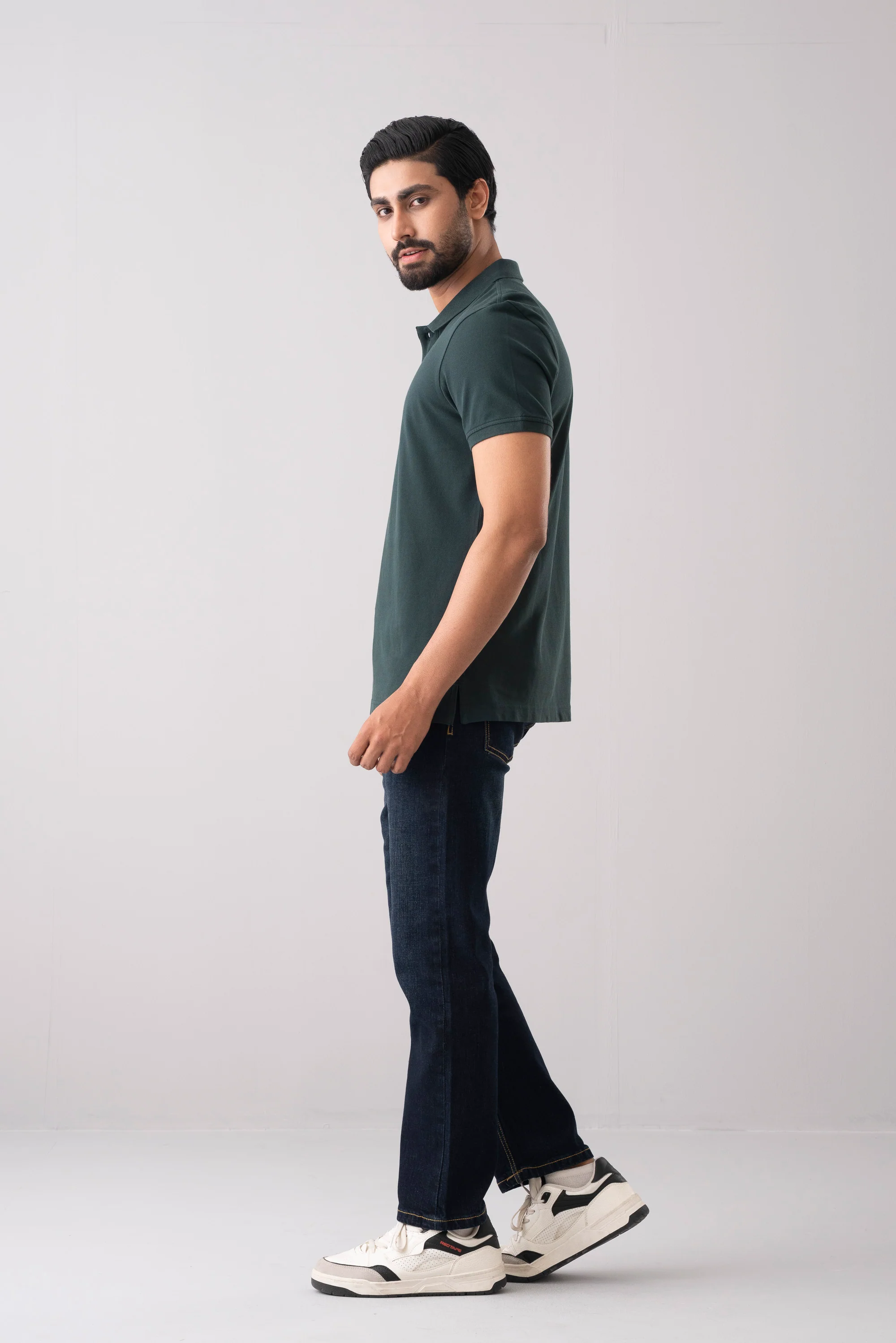Regular Fit Solid Polo Shirt - Image 2