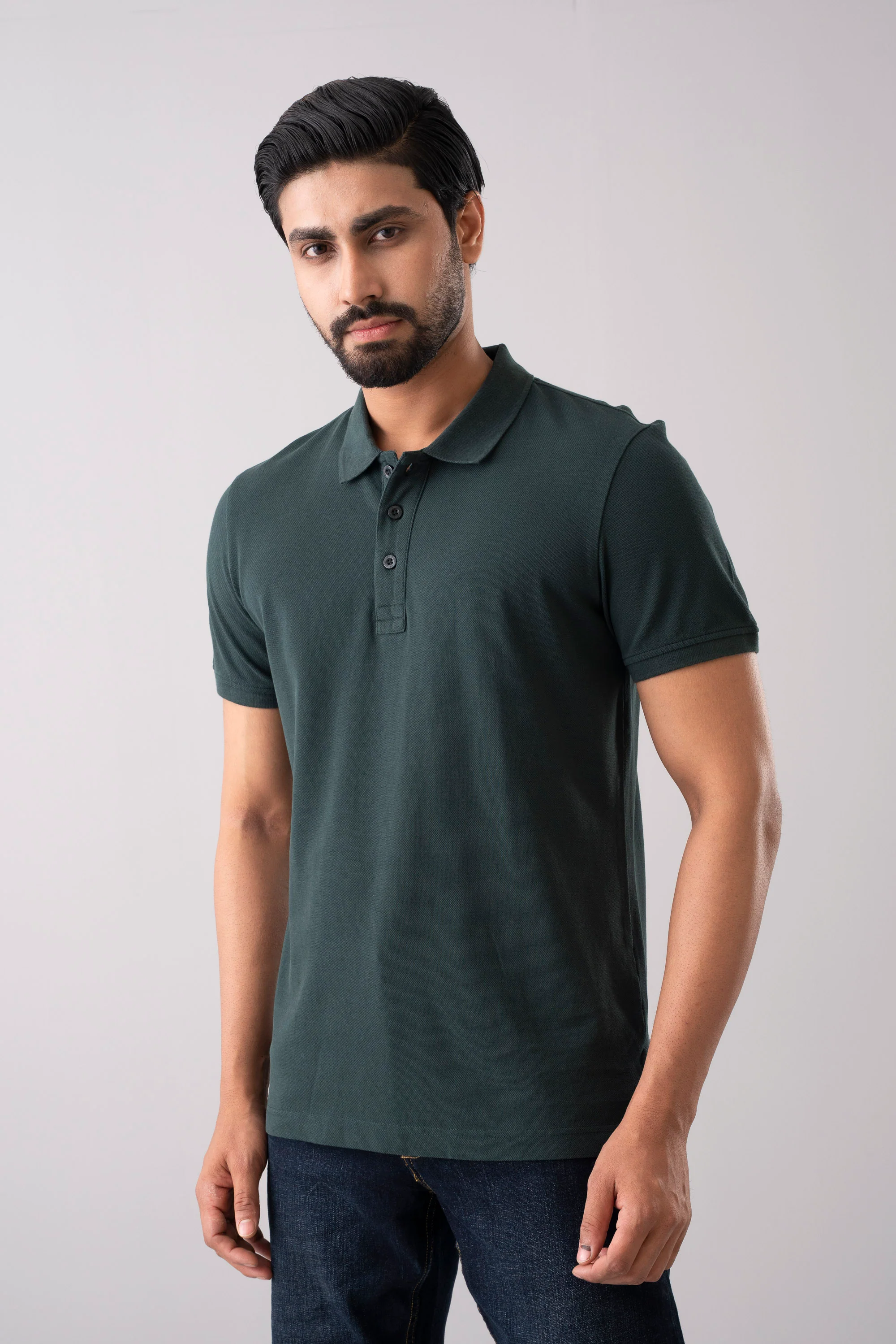 Regular Fit Solid Polo Shirt - Image 3