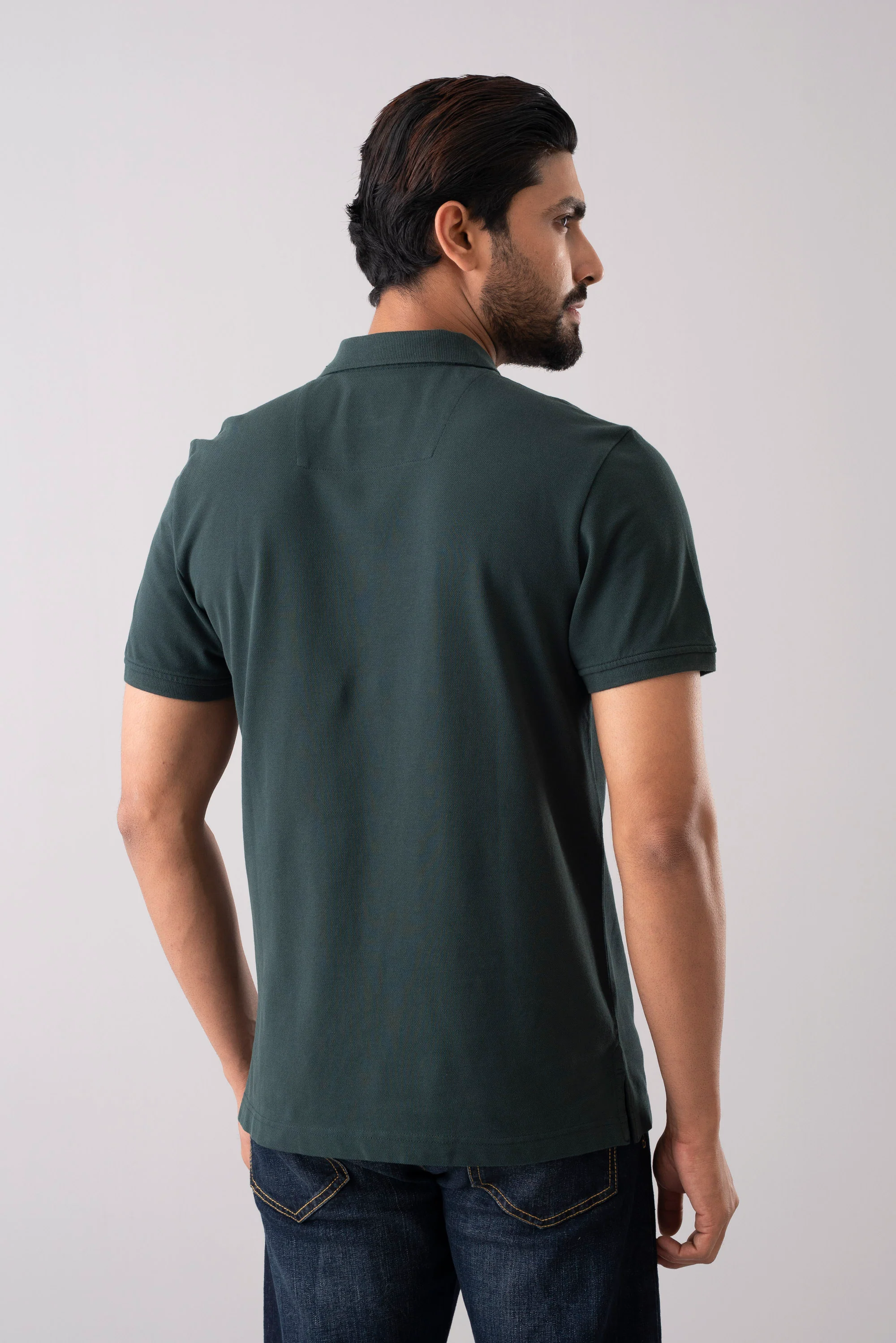 Regular Fit Solid Polo Shirt - Image 4