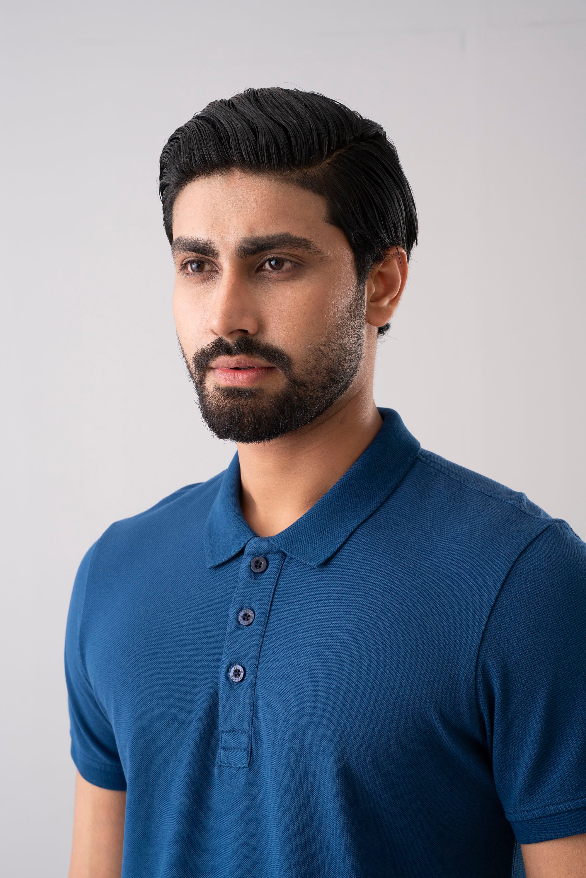 Men’s Regular Fit Solid Polo Shirt - Image 5