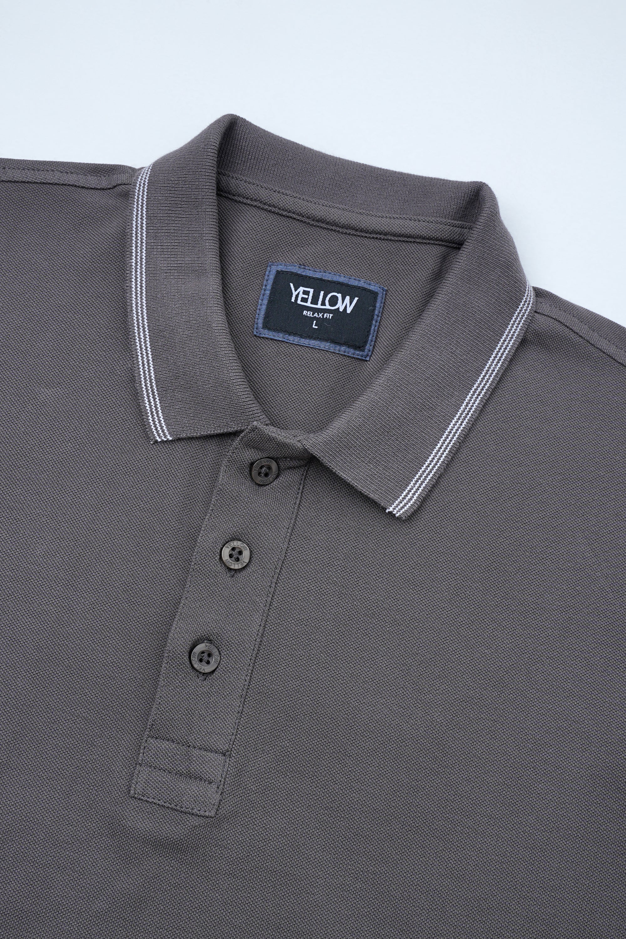 Relaxed Fit Solid Polo Shirt - Image 7